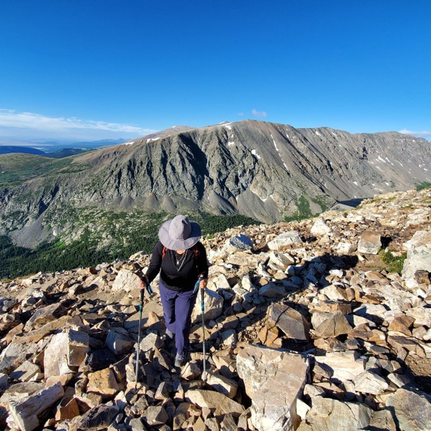 Person hiking