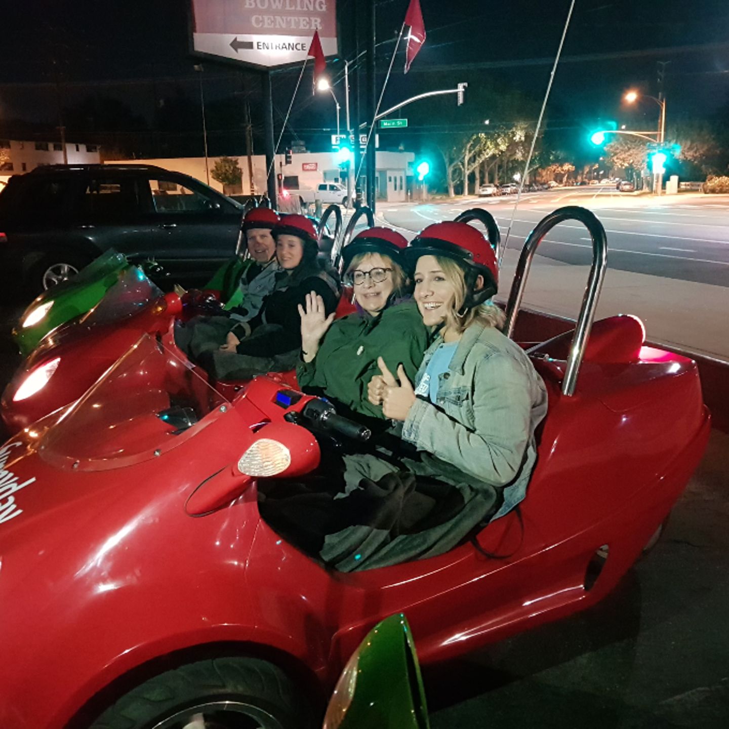Group before sunrise