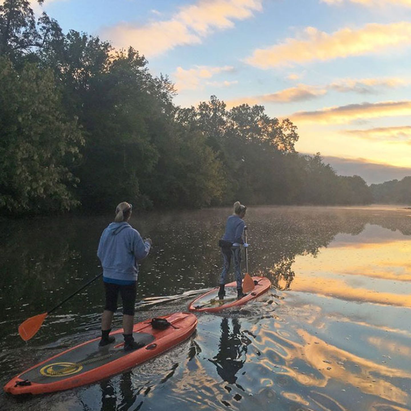 Paddleboarding in Asheville