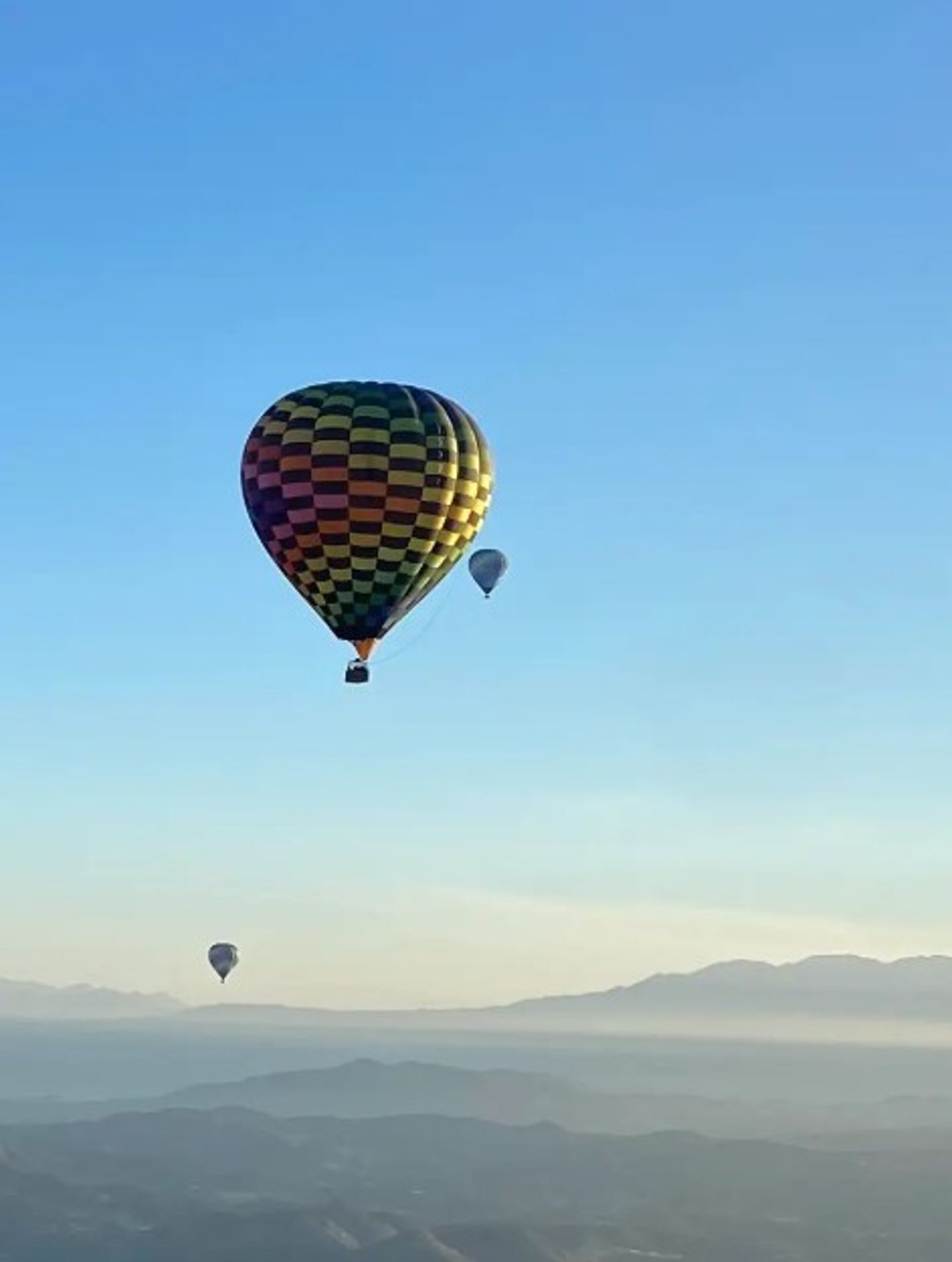 Balloons in sky