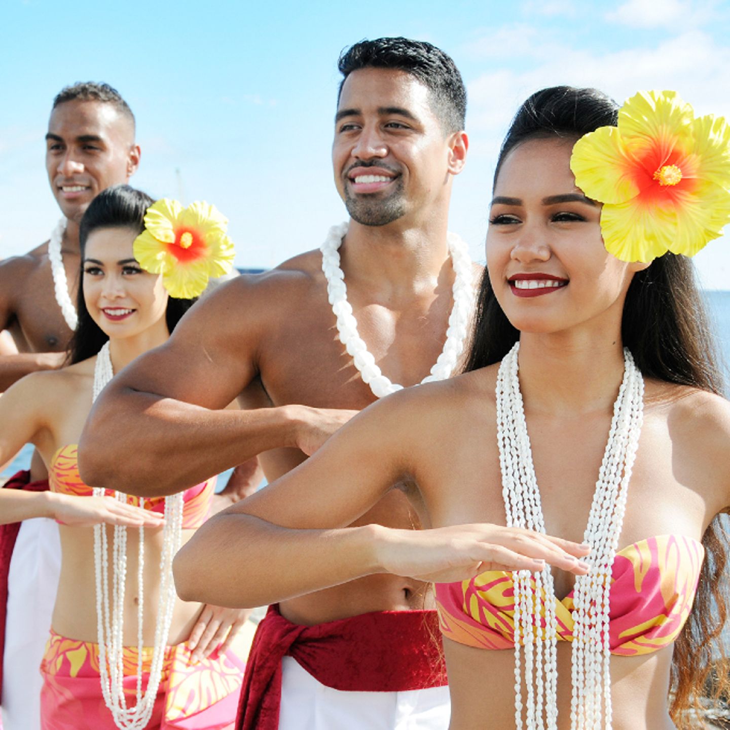 Hula dancers
