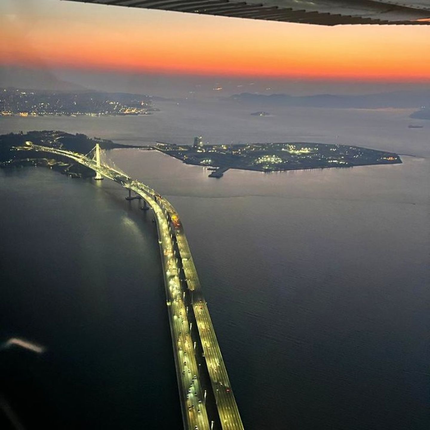 Bridge at sunset