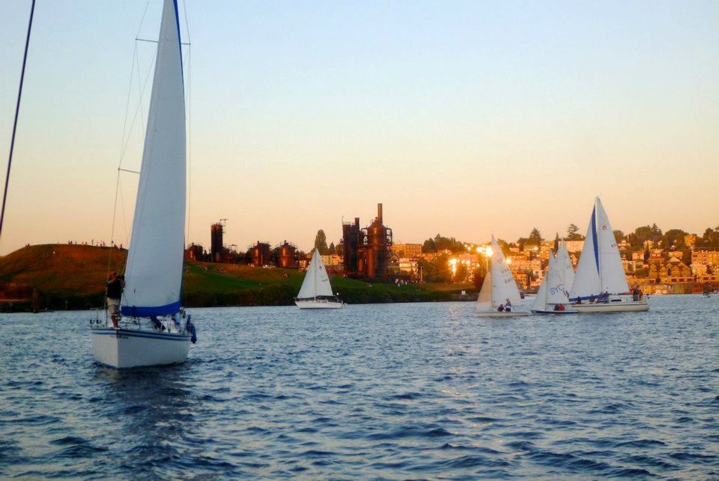 Sail at sunset