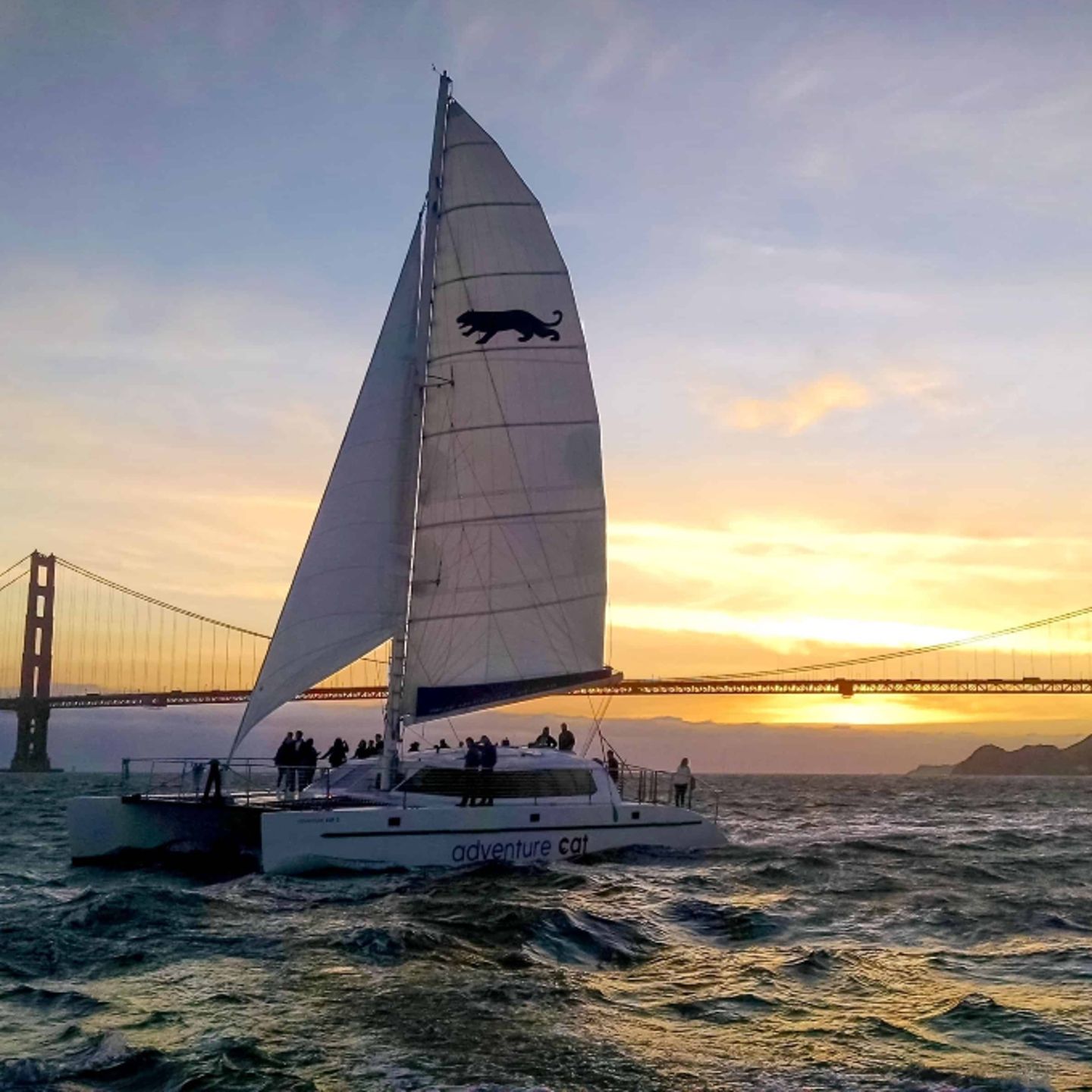 Boat at sunset