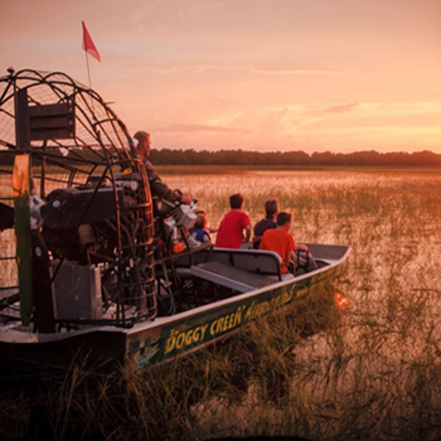 Sunset Airboat Tour near Orlando