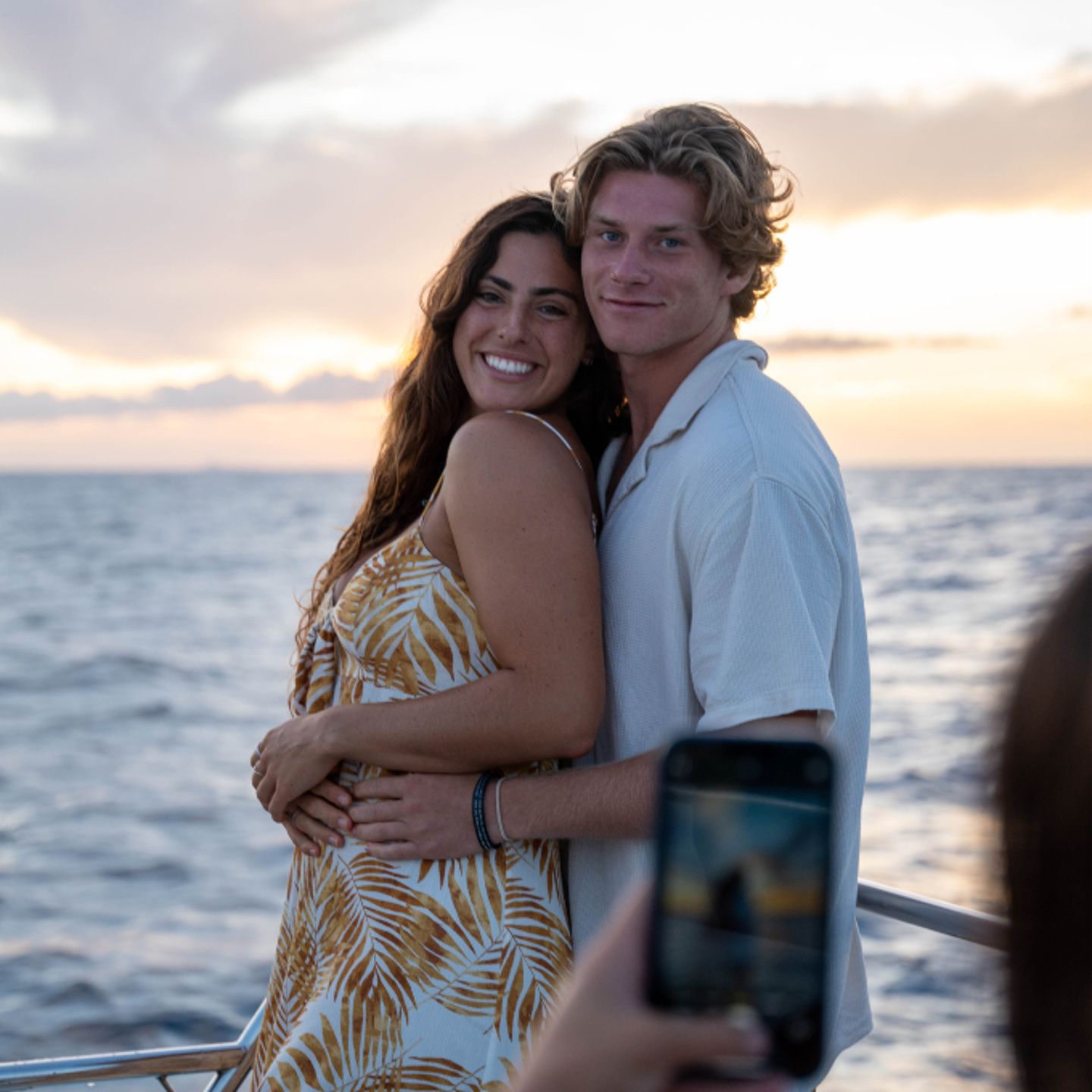 Couple photo at sunset