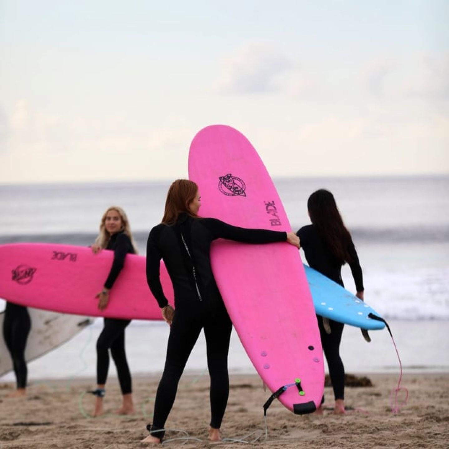 Group going out to surf