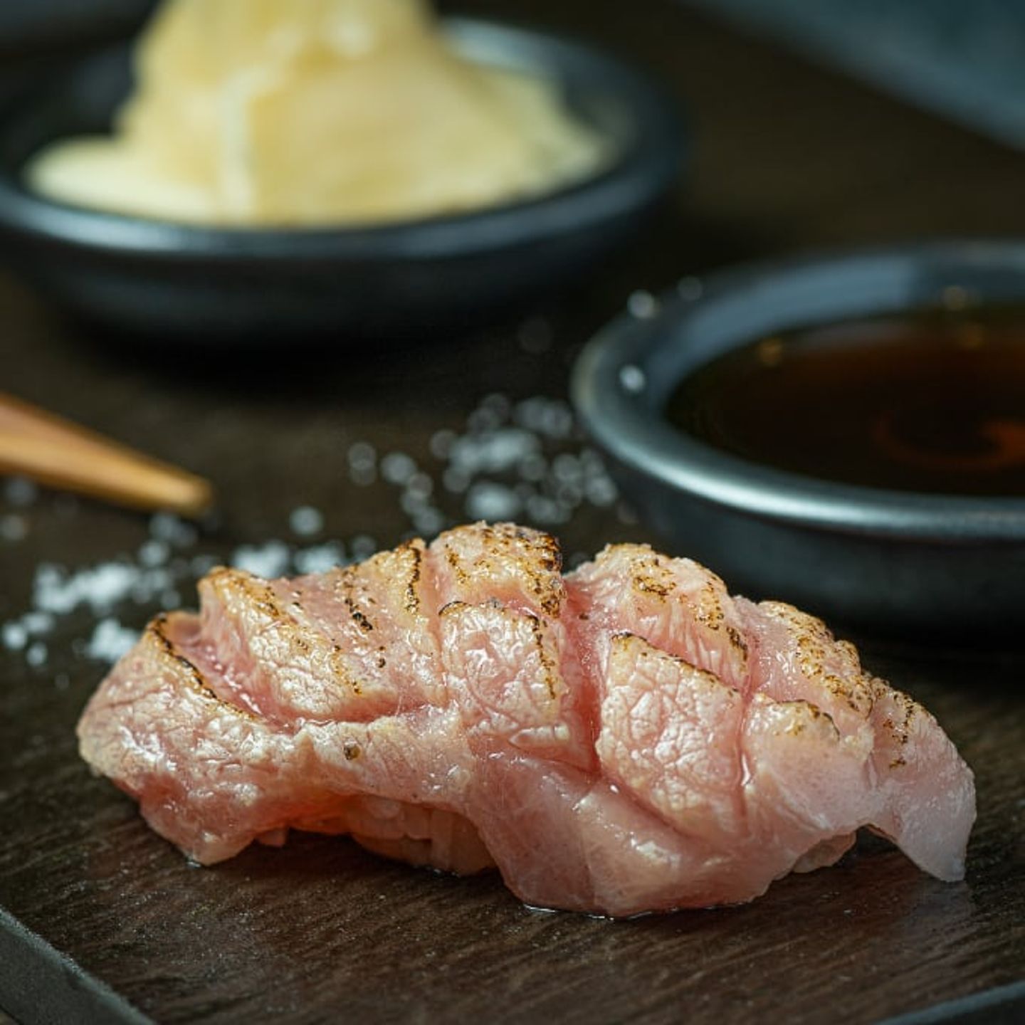 Lightly seared sushi