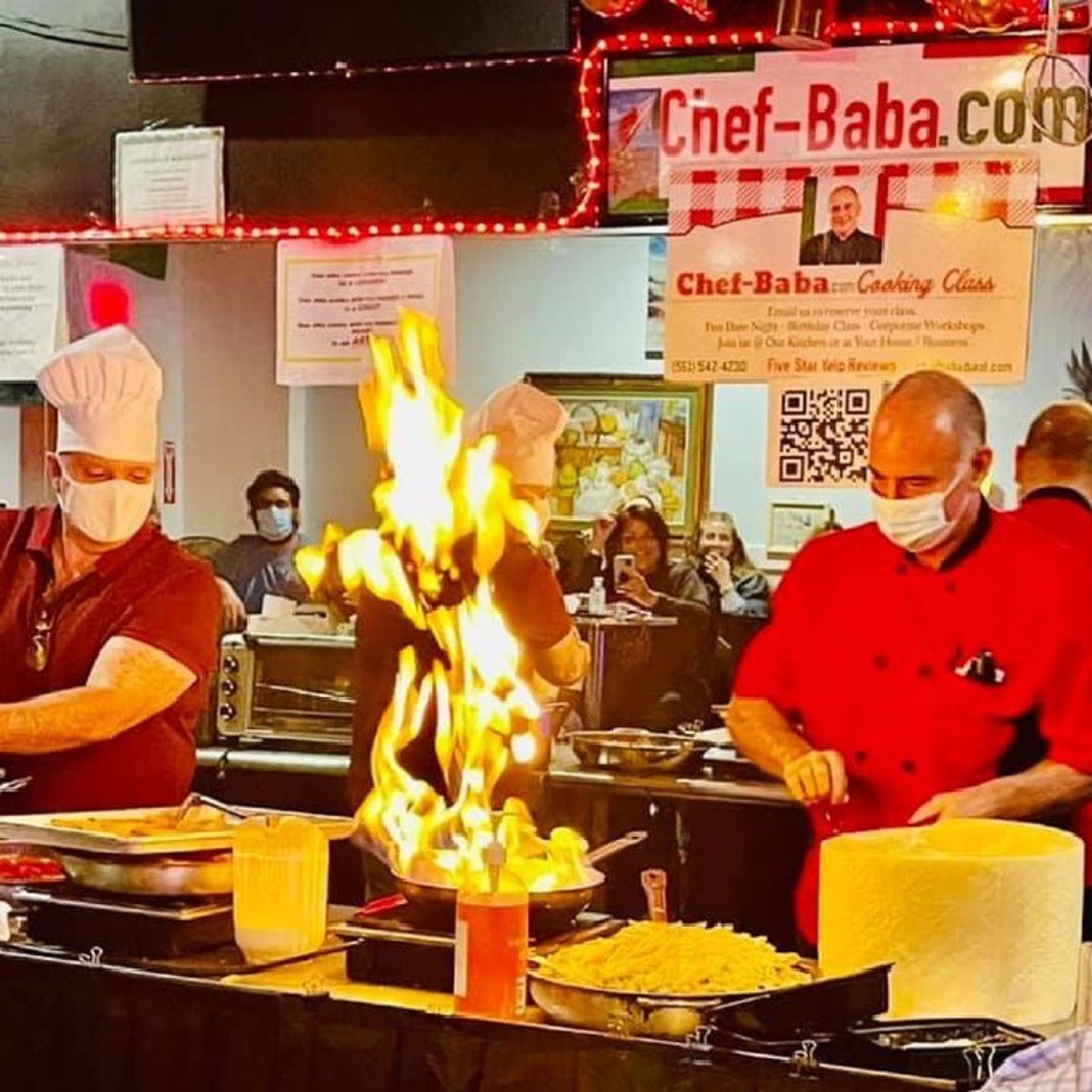 Chef's Cooking in Kitchen