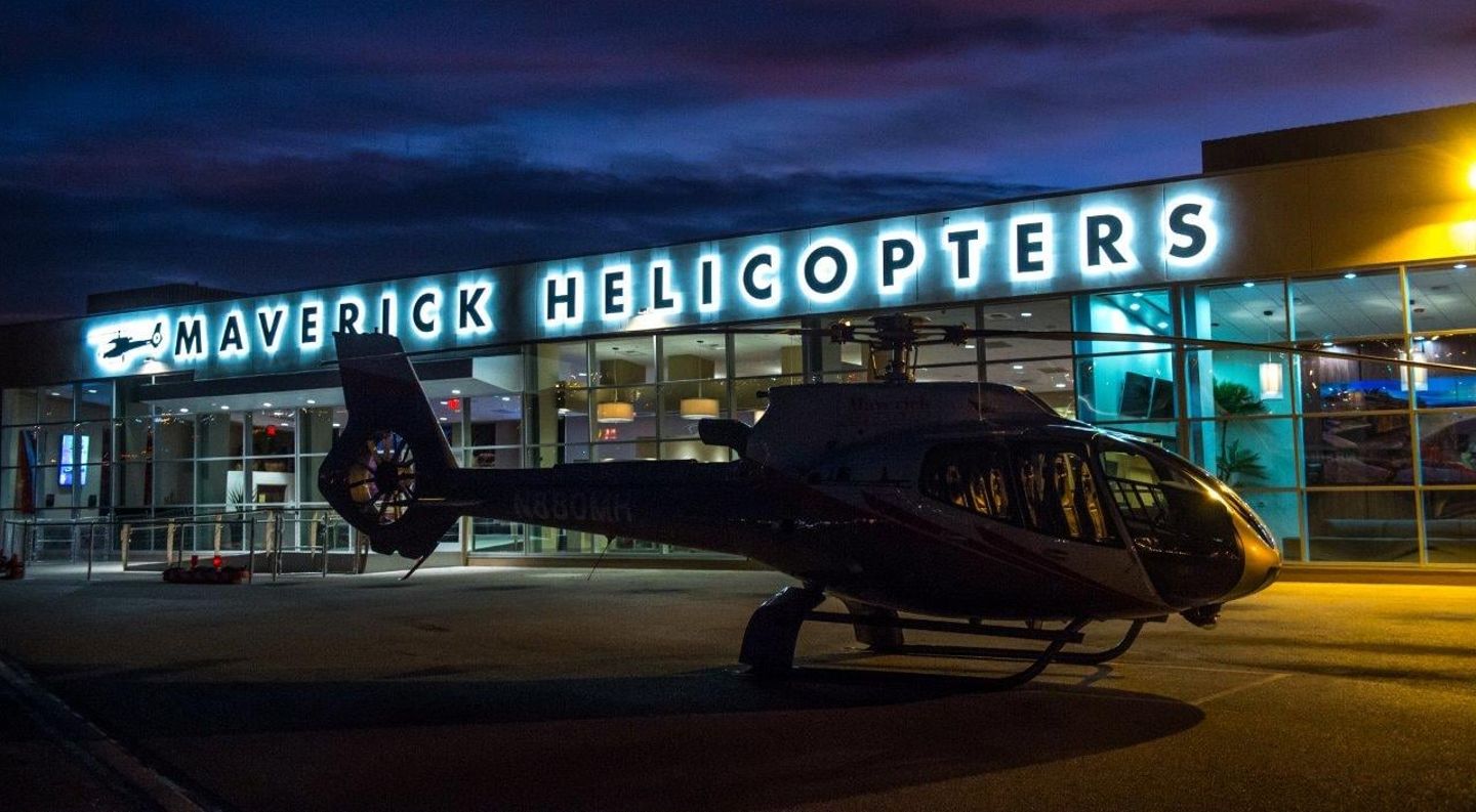 Helicopter on ground