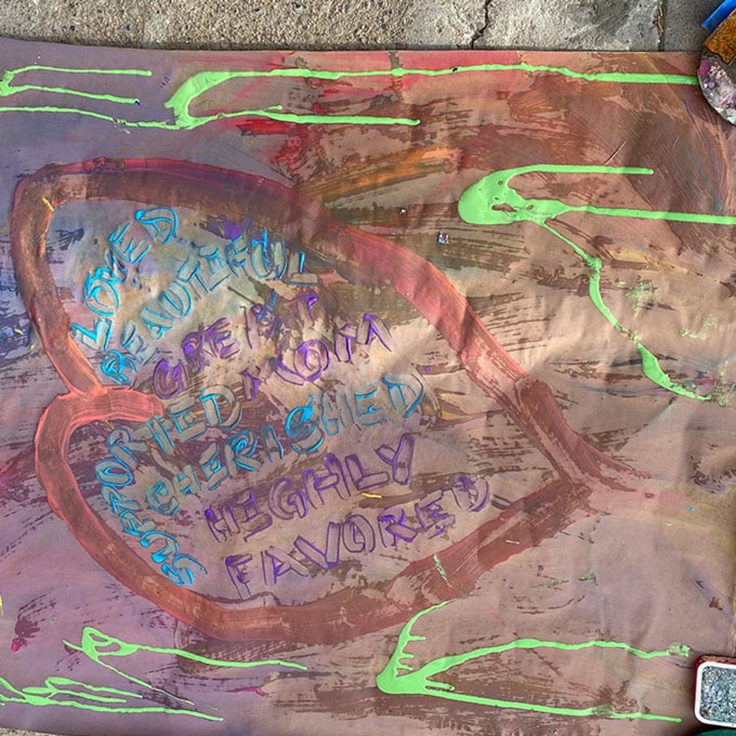 Splatter Paint with Friends