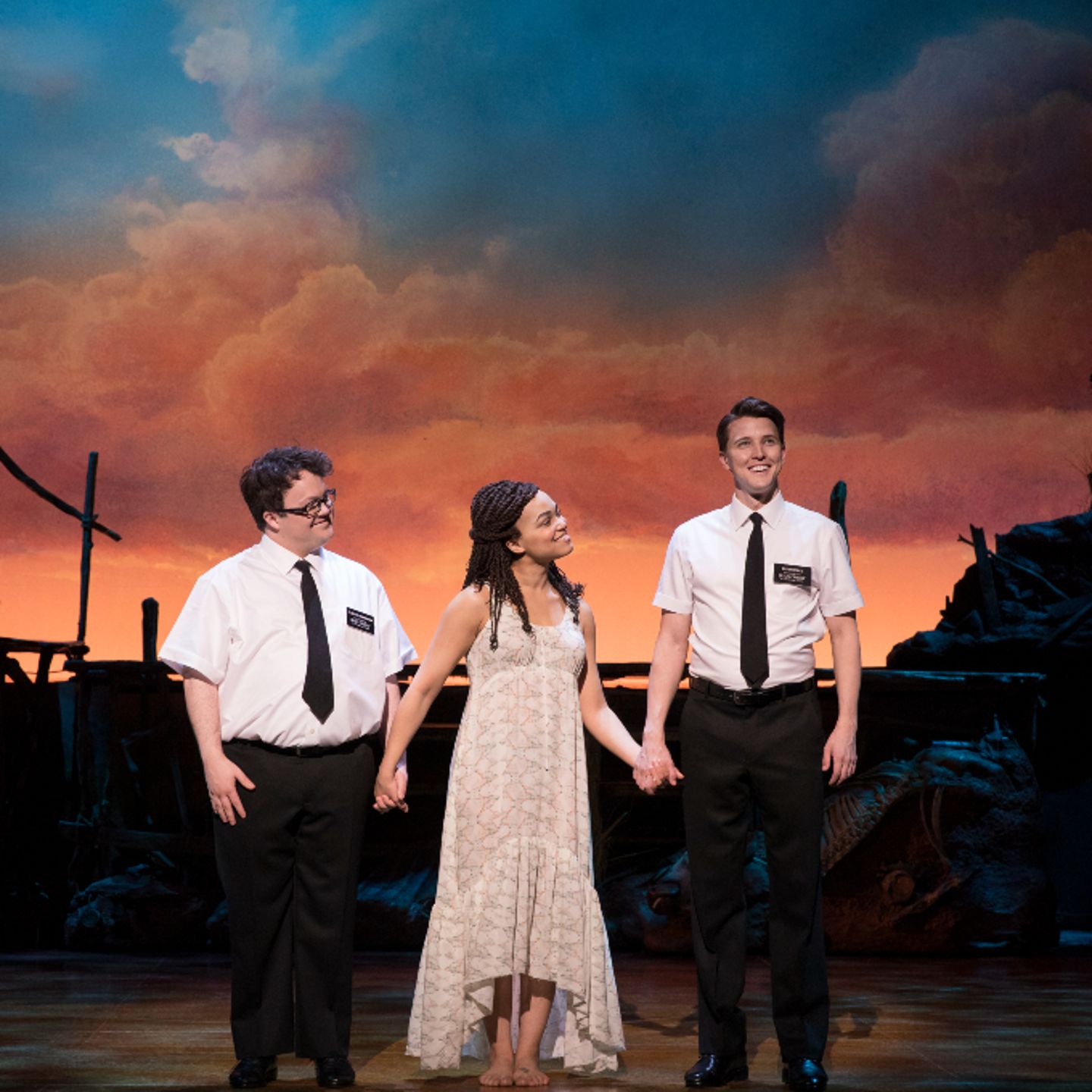 Woman with Men in THE BOOK OF MORMON