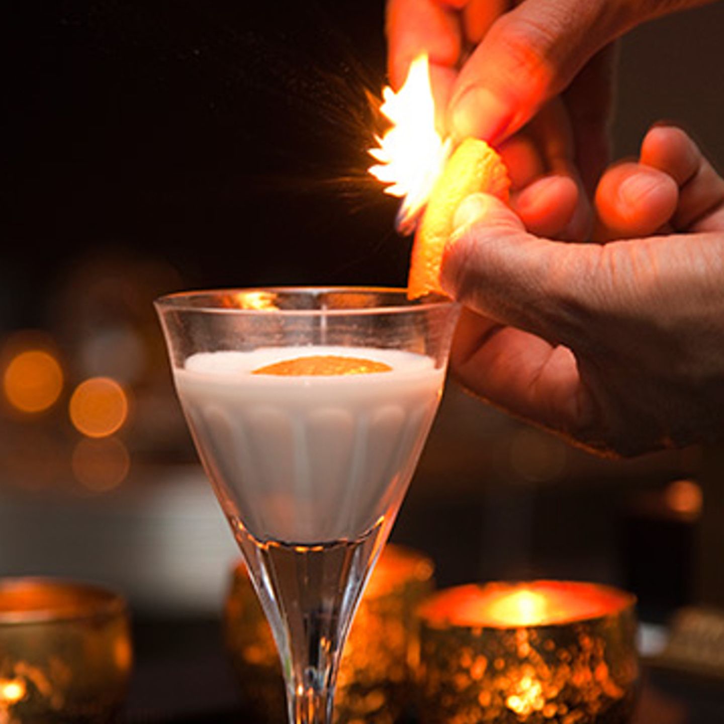 Cocktail with spark