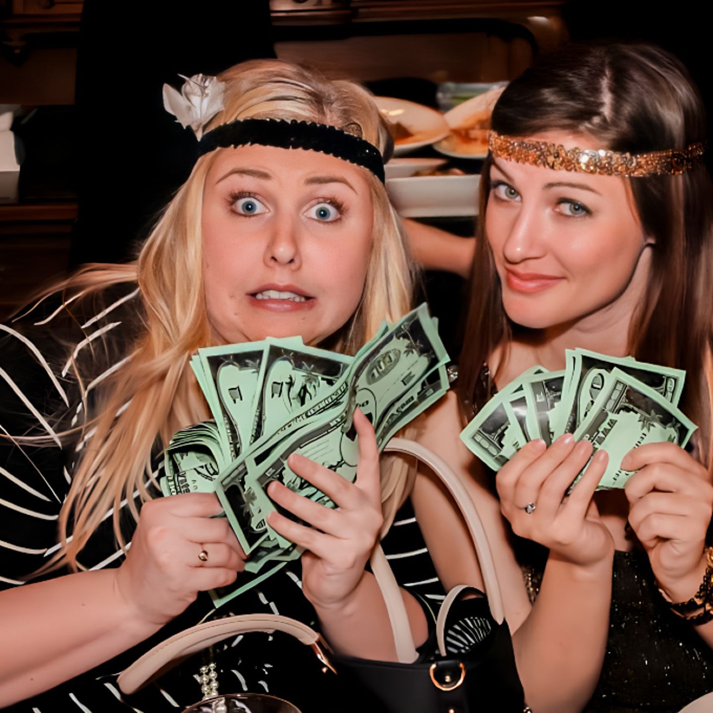 Women with money