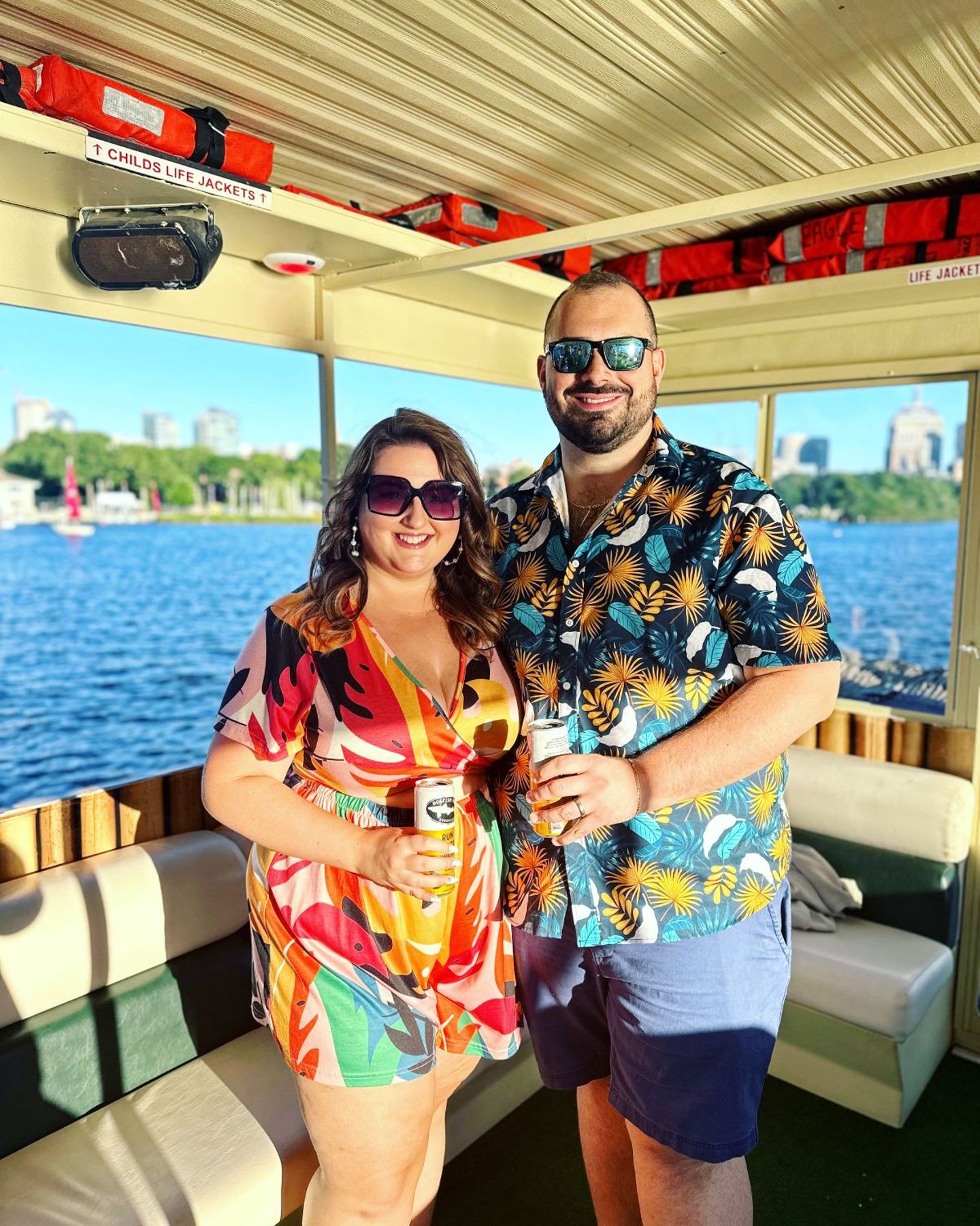 Couple Smiling on Cruise