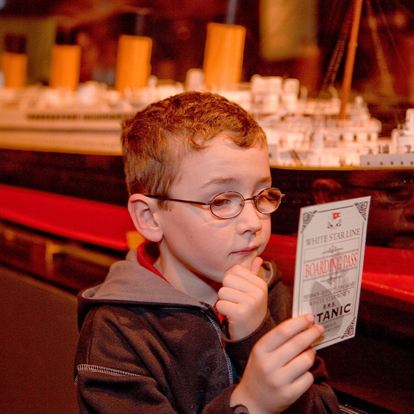 Boy with Boarding Pass