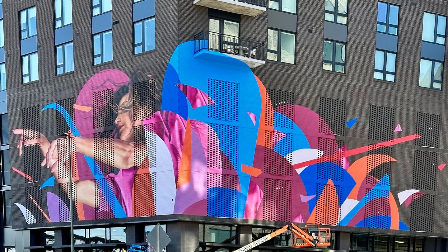 Graffiti on Denver Builidings