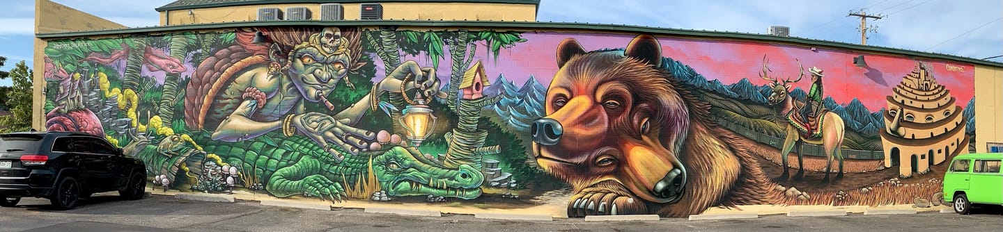 Bear Graffiti Artwork