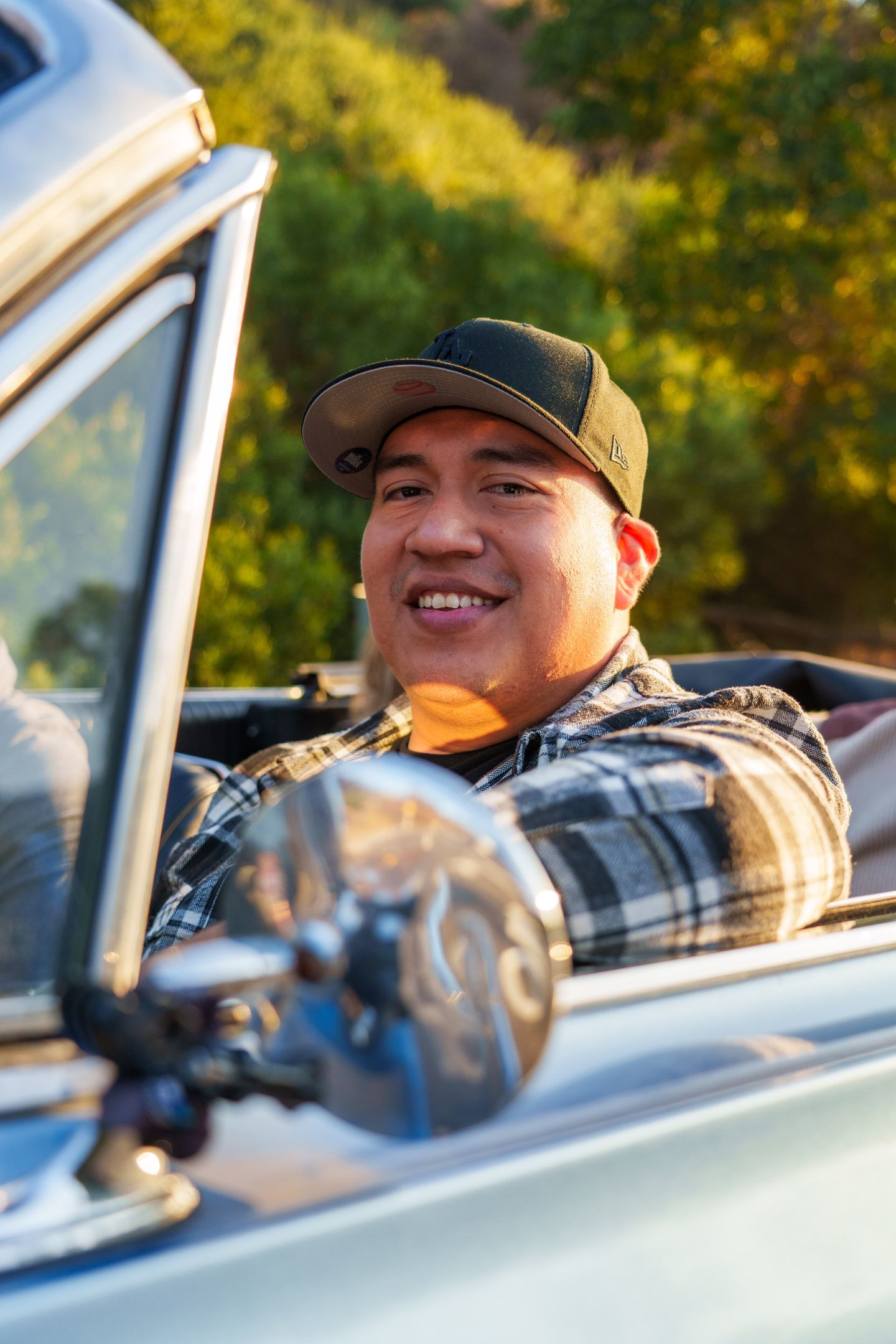Man driving