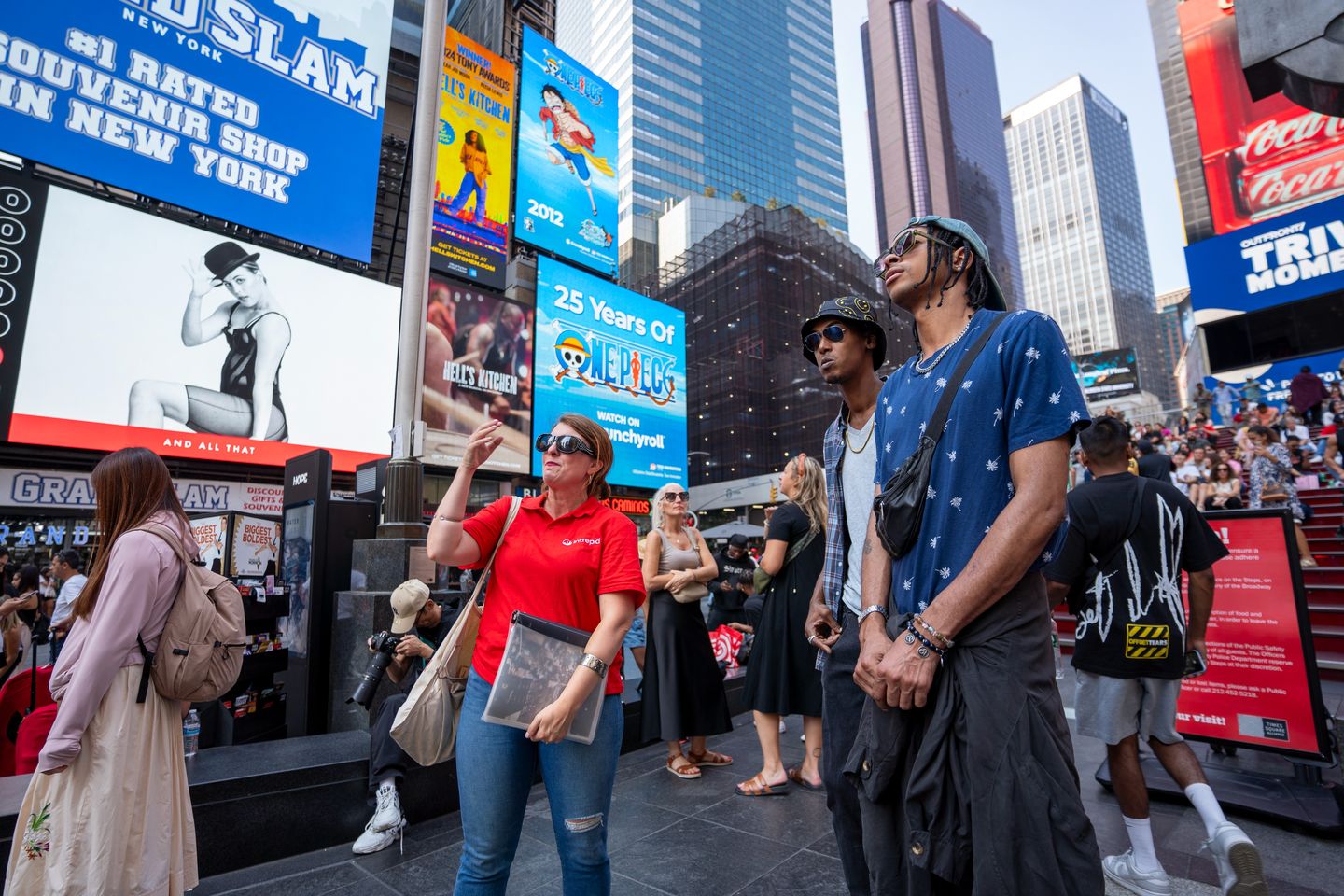 Group in Times Square