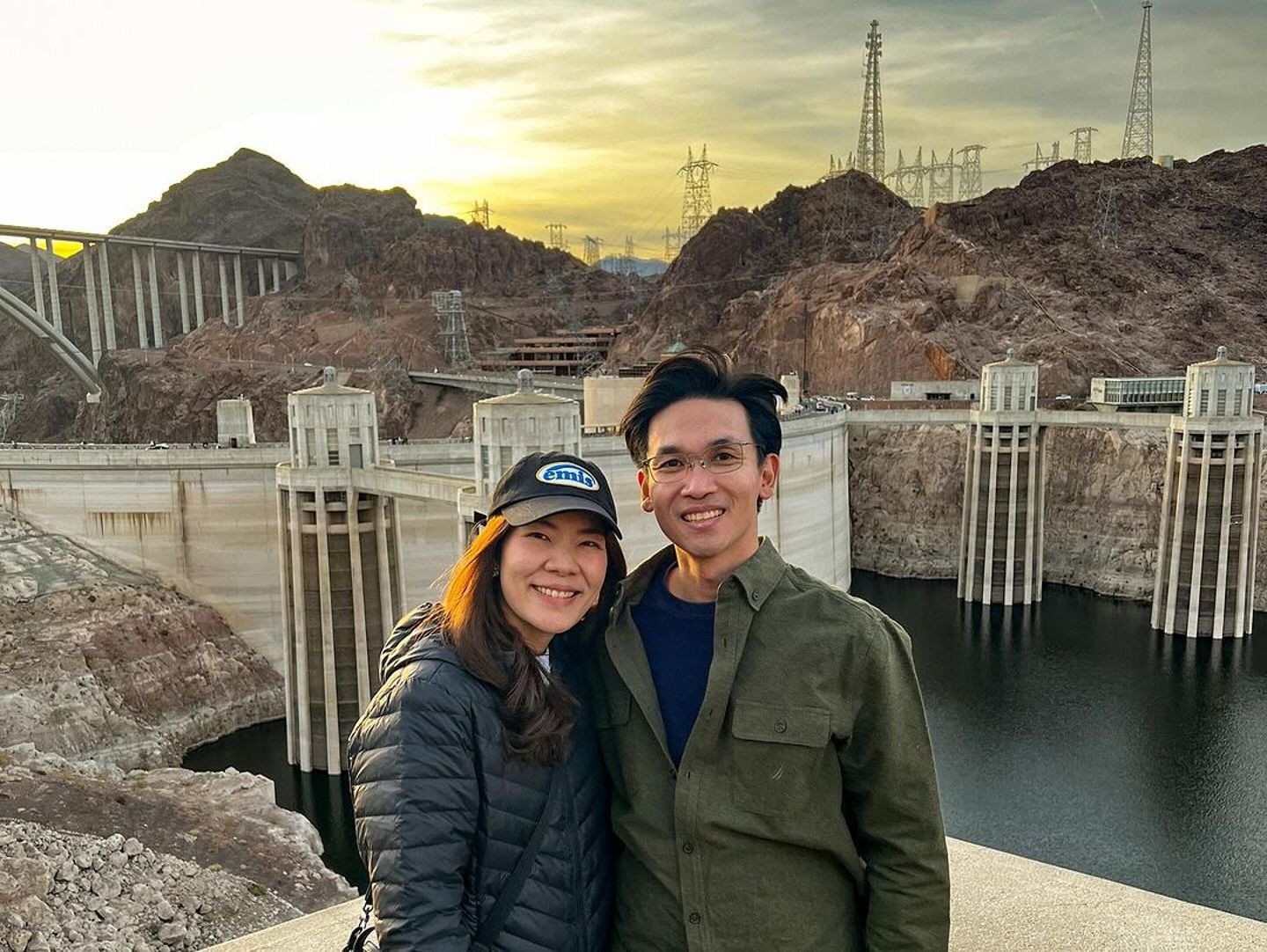 Couple at Dam