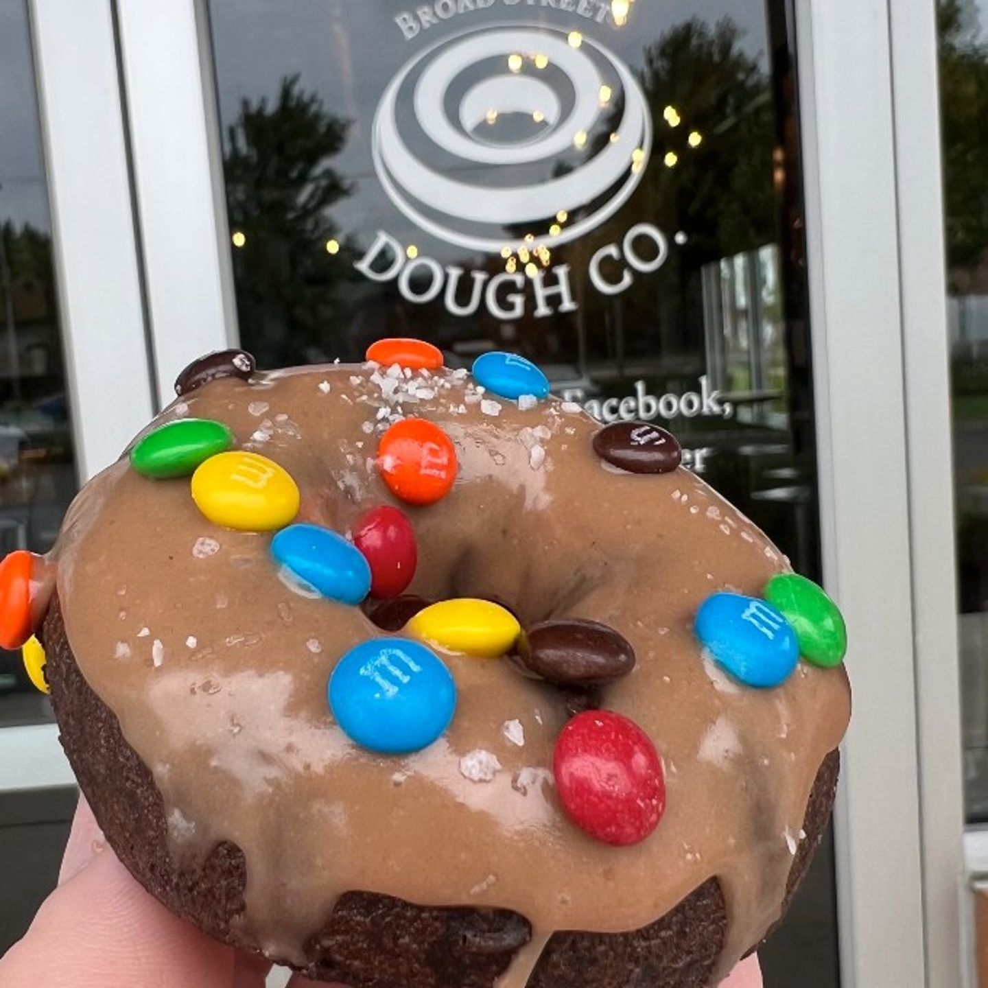 M&M donut