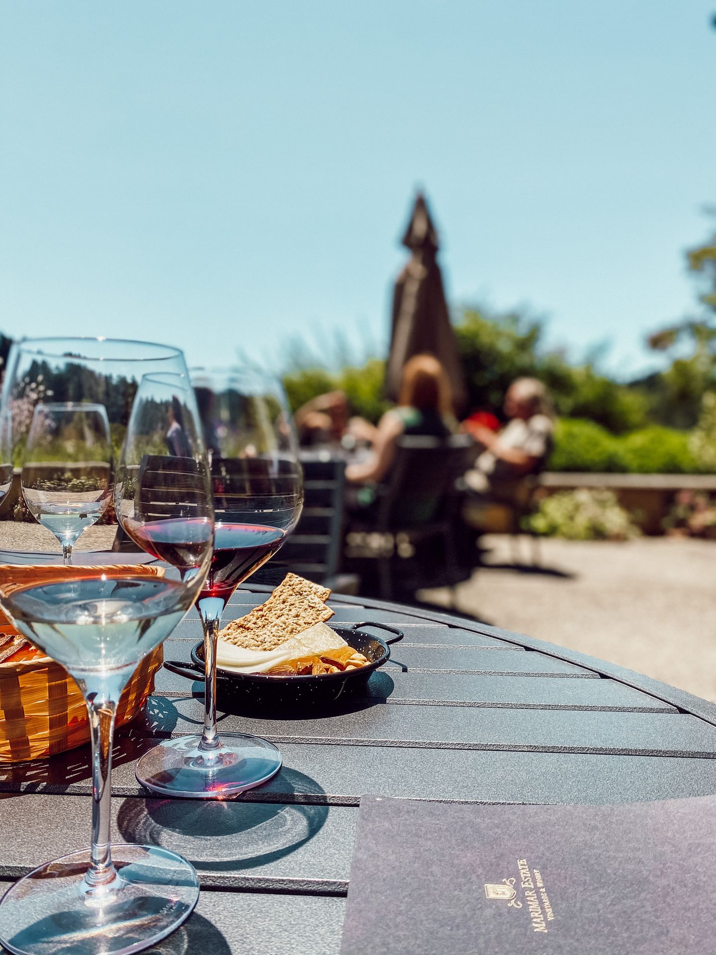 Wine on patio