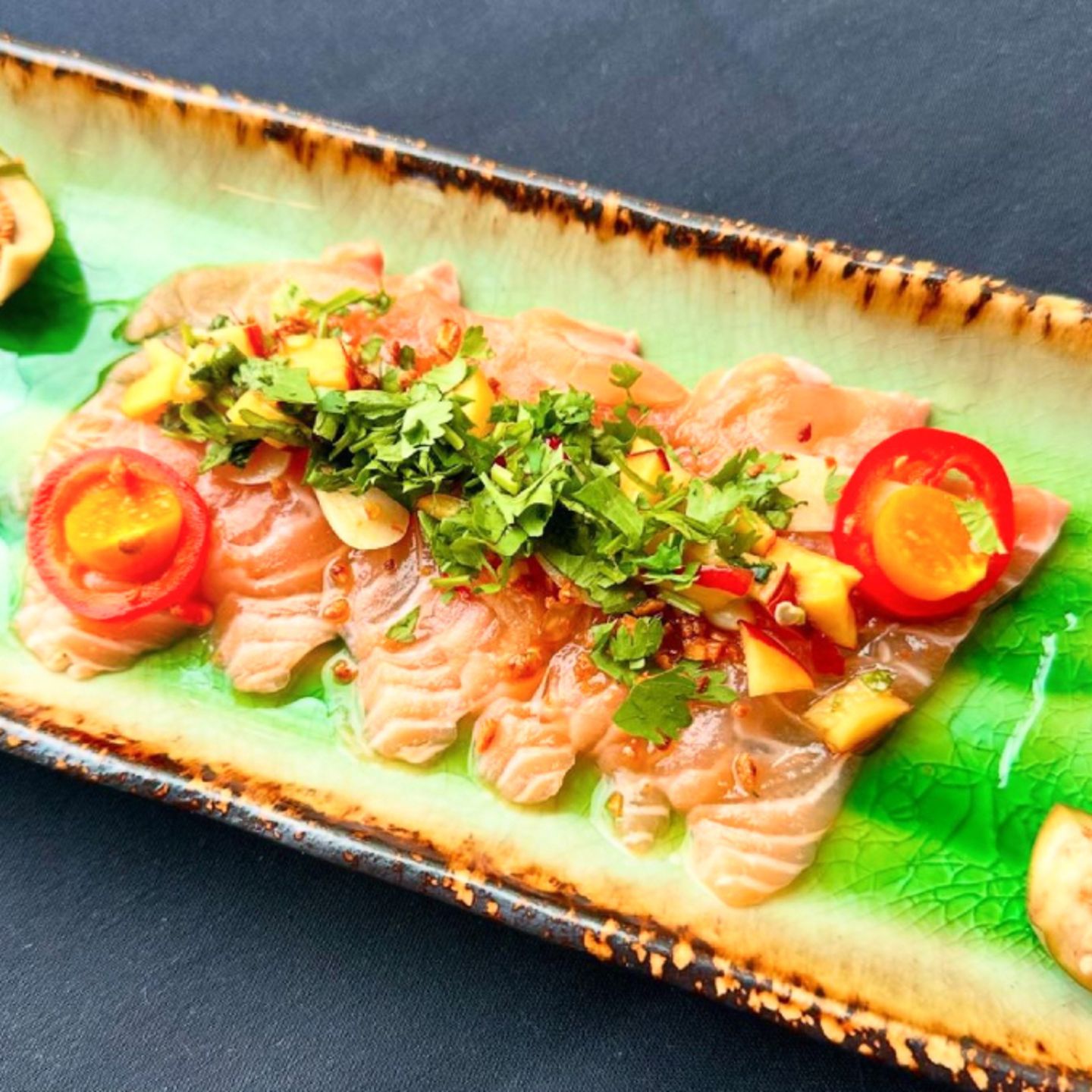 Sashimi plate