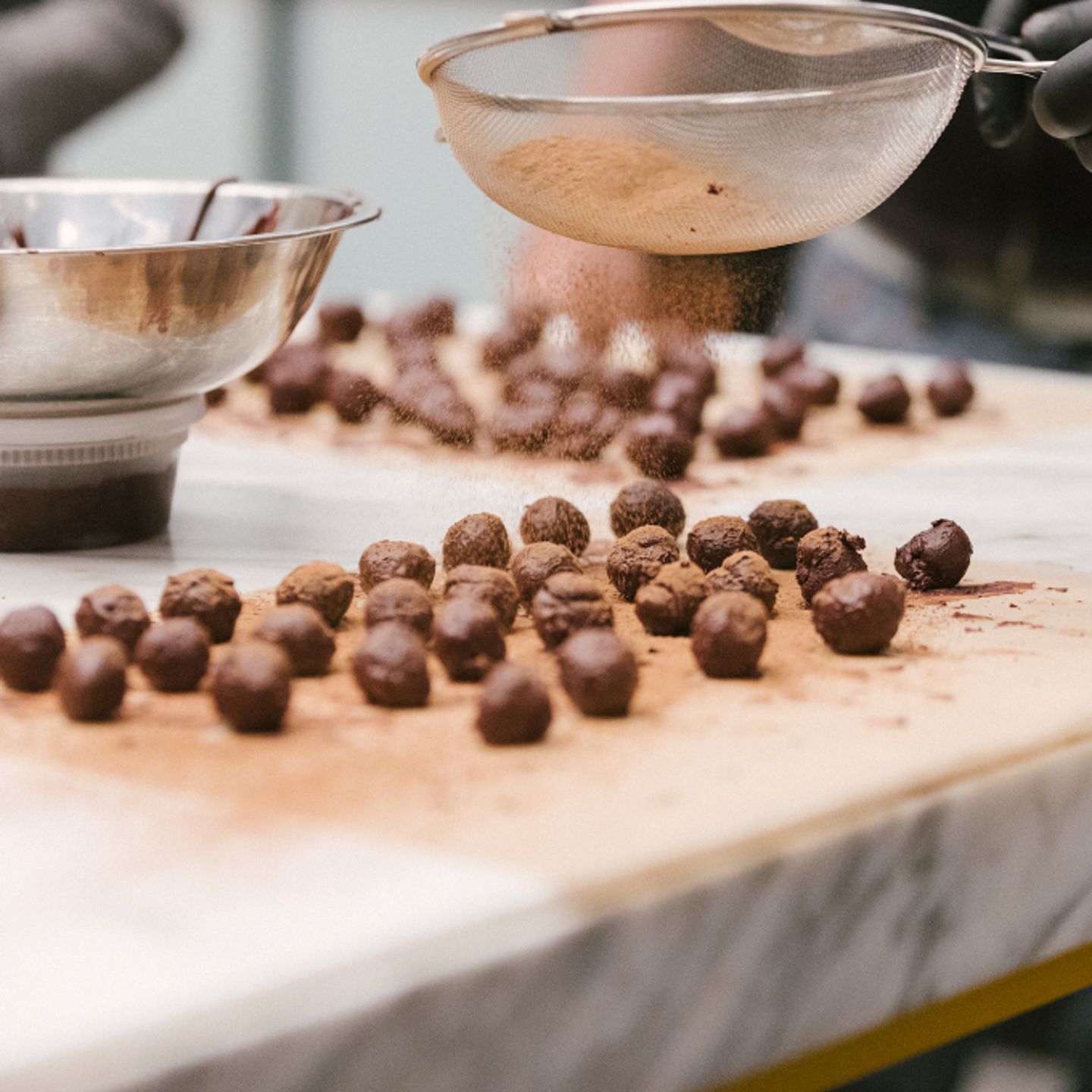 Finished truffles