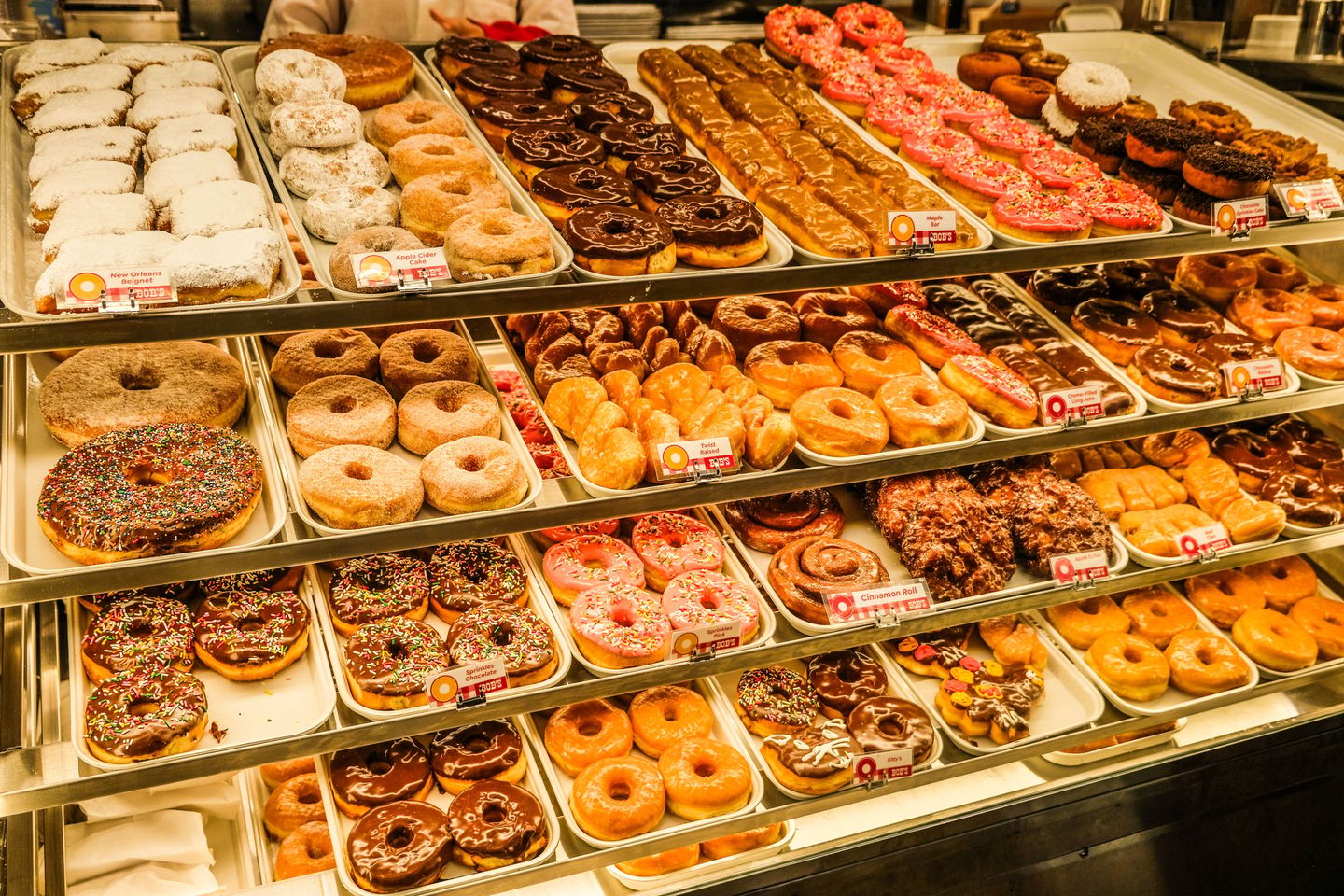 Rows of Donuts