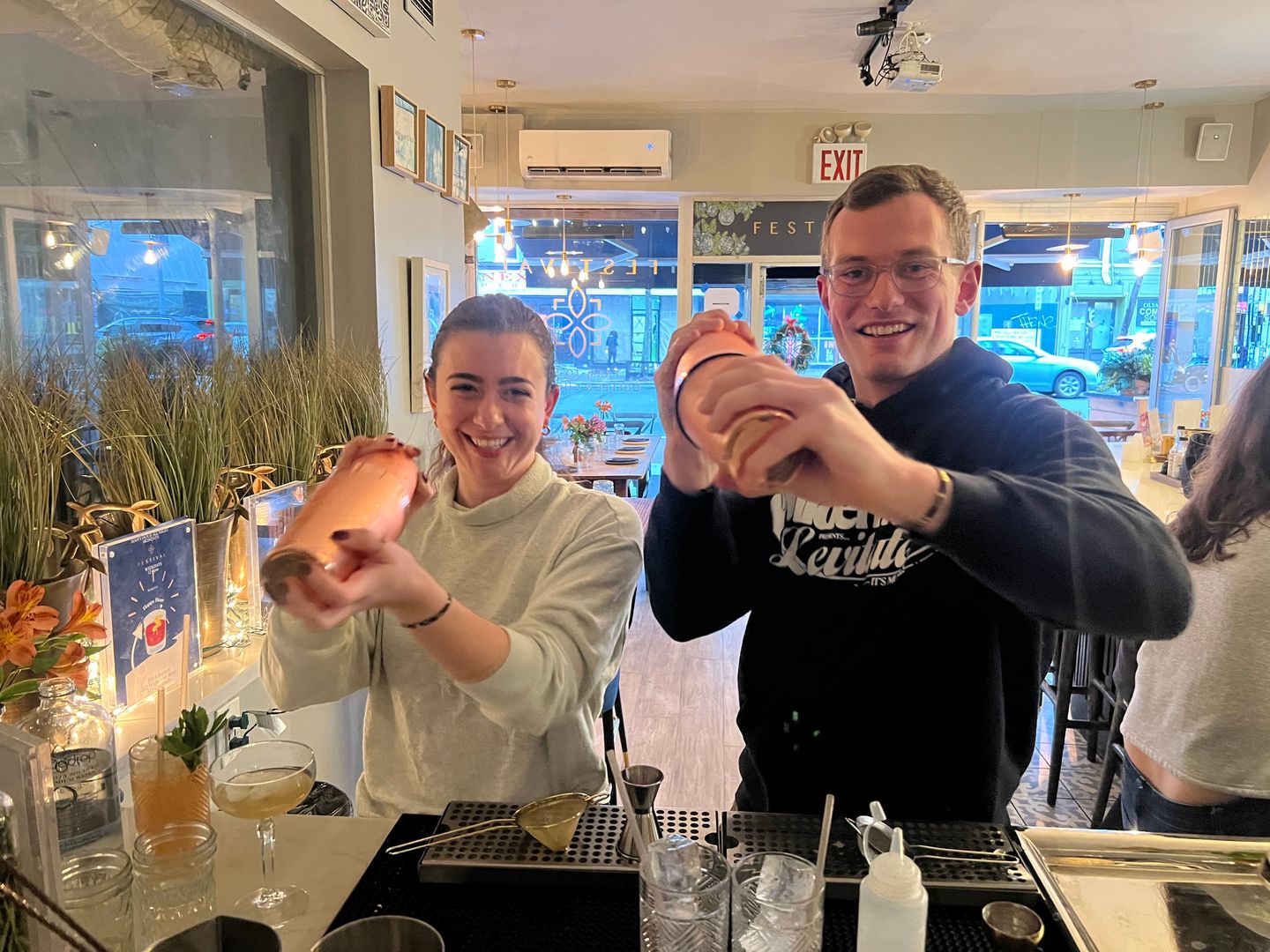 Couple Shaking Shakers