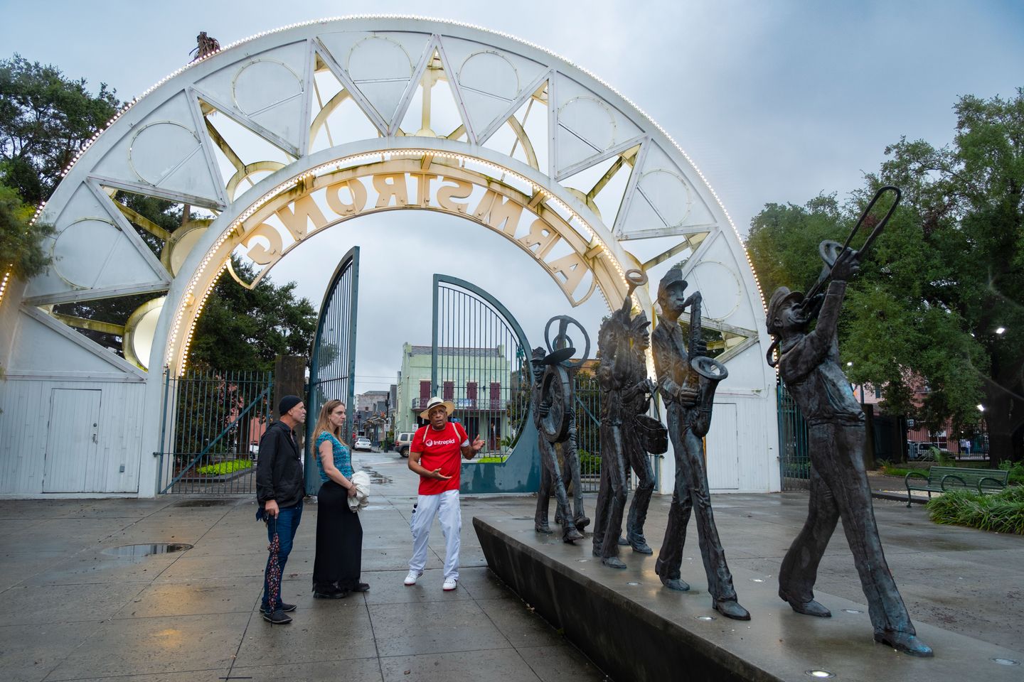Jazz statues