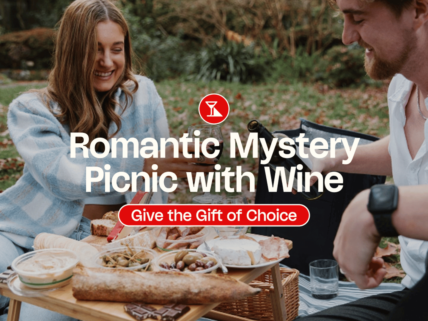 Romantic Mystery Picnic with Wine
