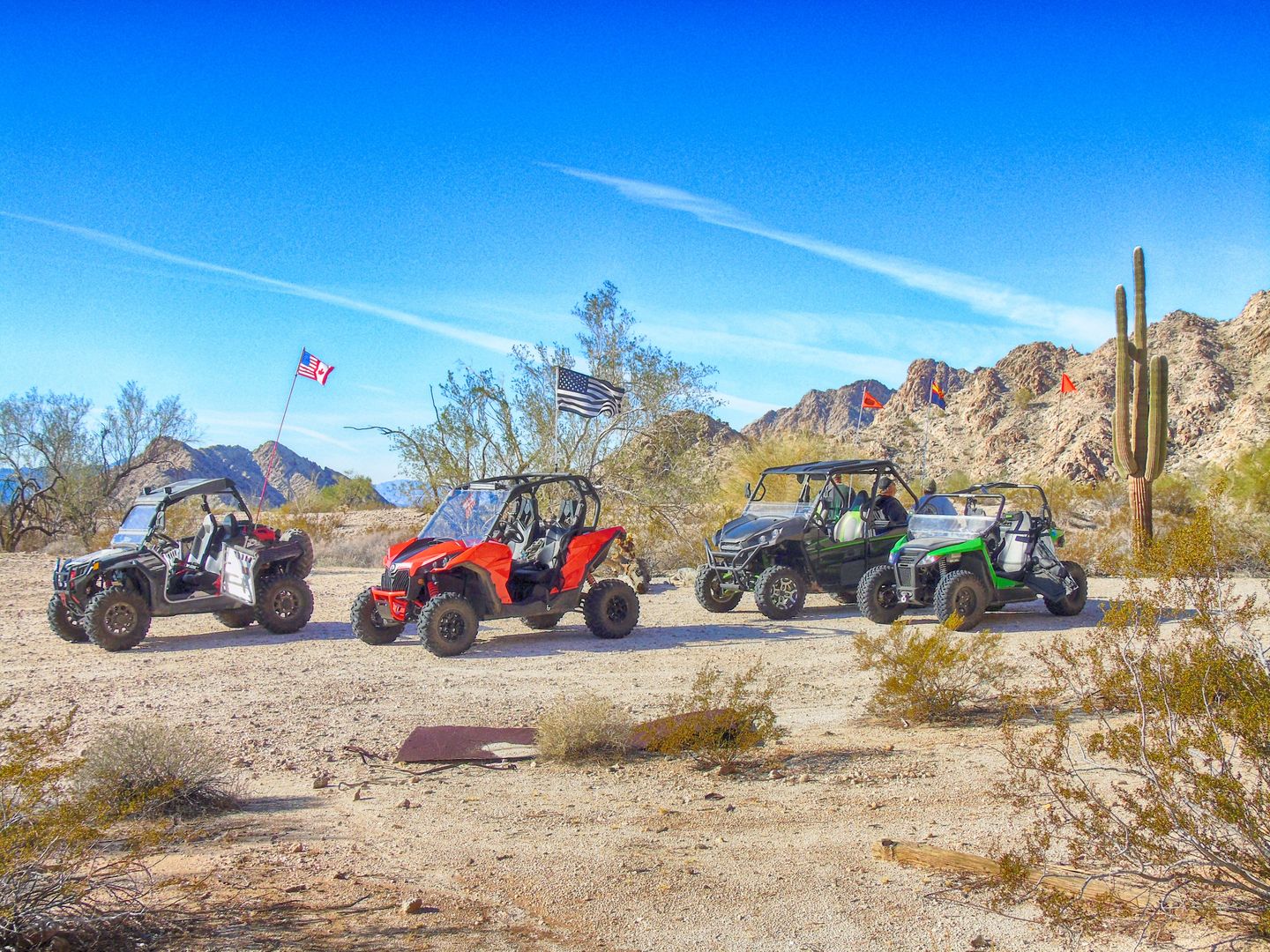 UTV's on ride
