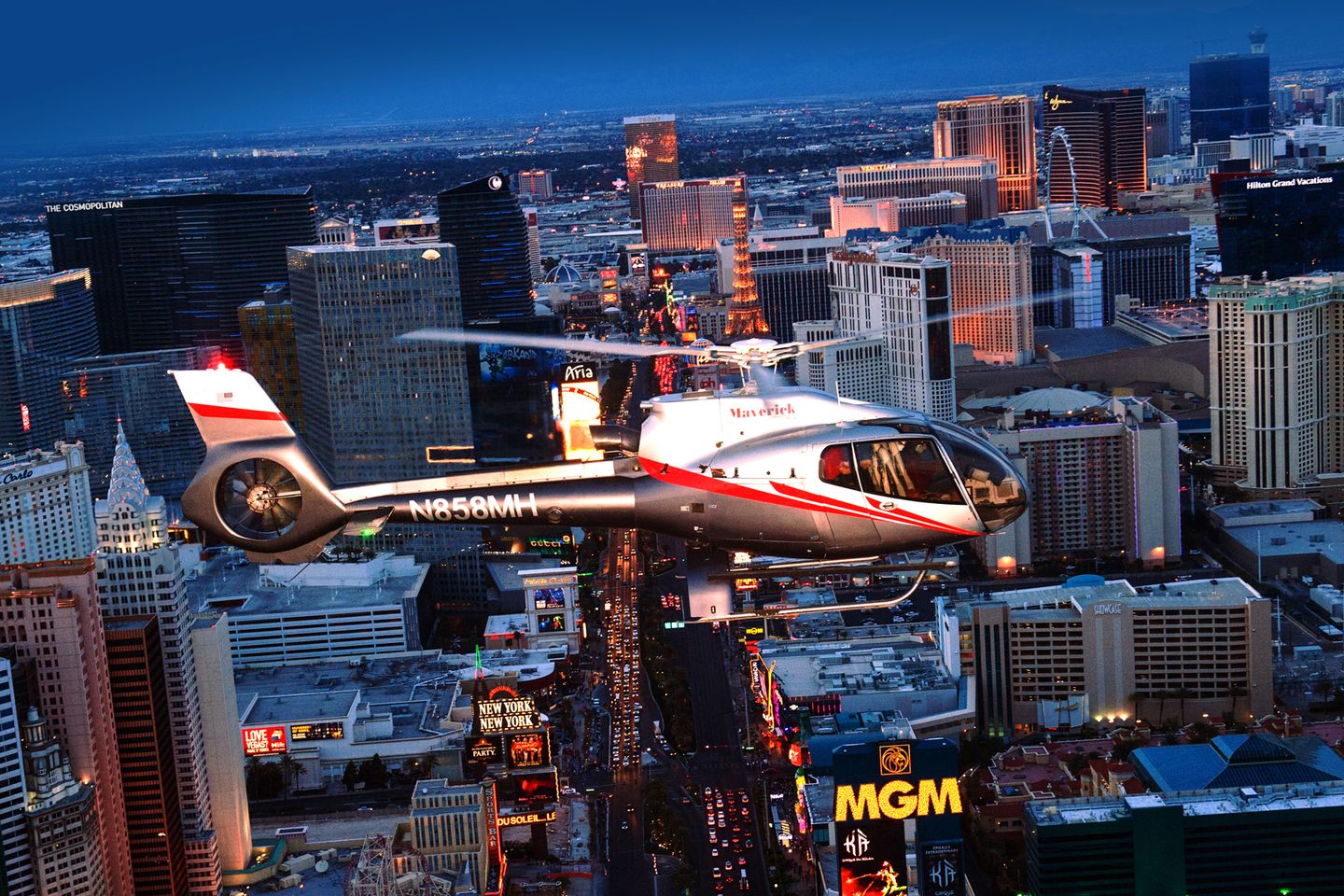 Helicopter up close