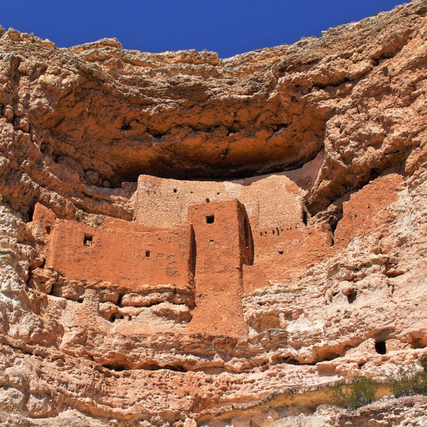 Structure on cliff