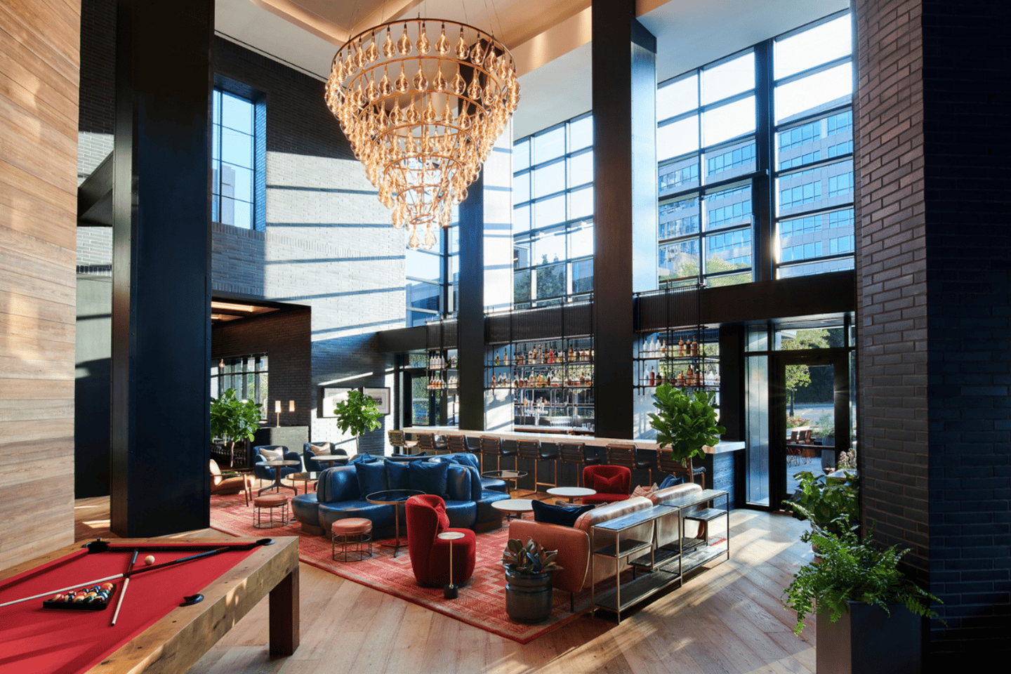 Hotel lobby
