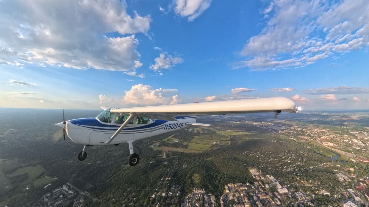 Plane in sky