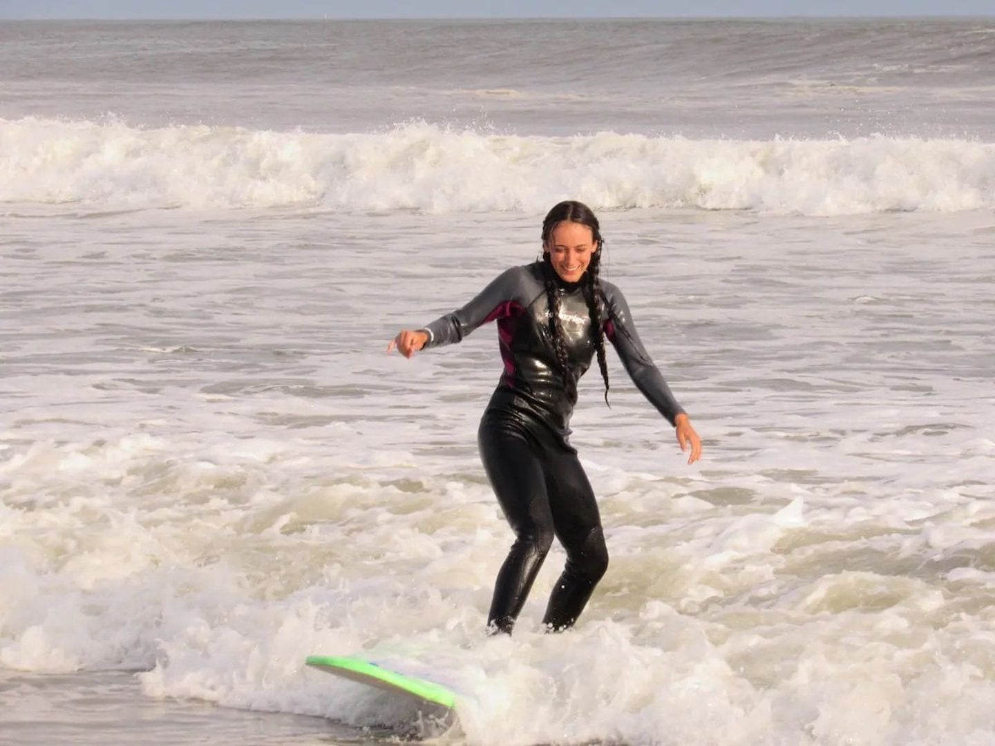 Woman on Surfboard