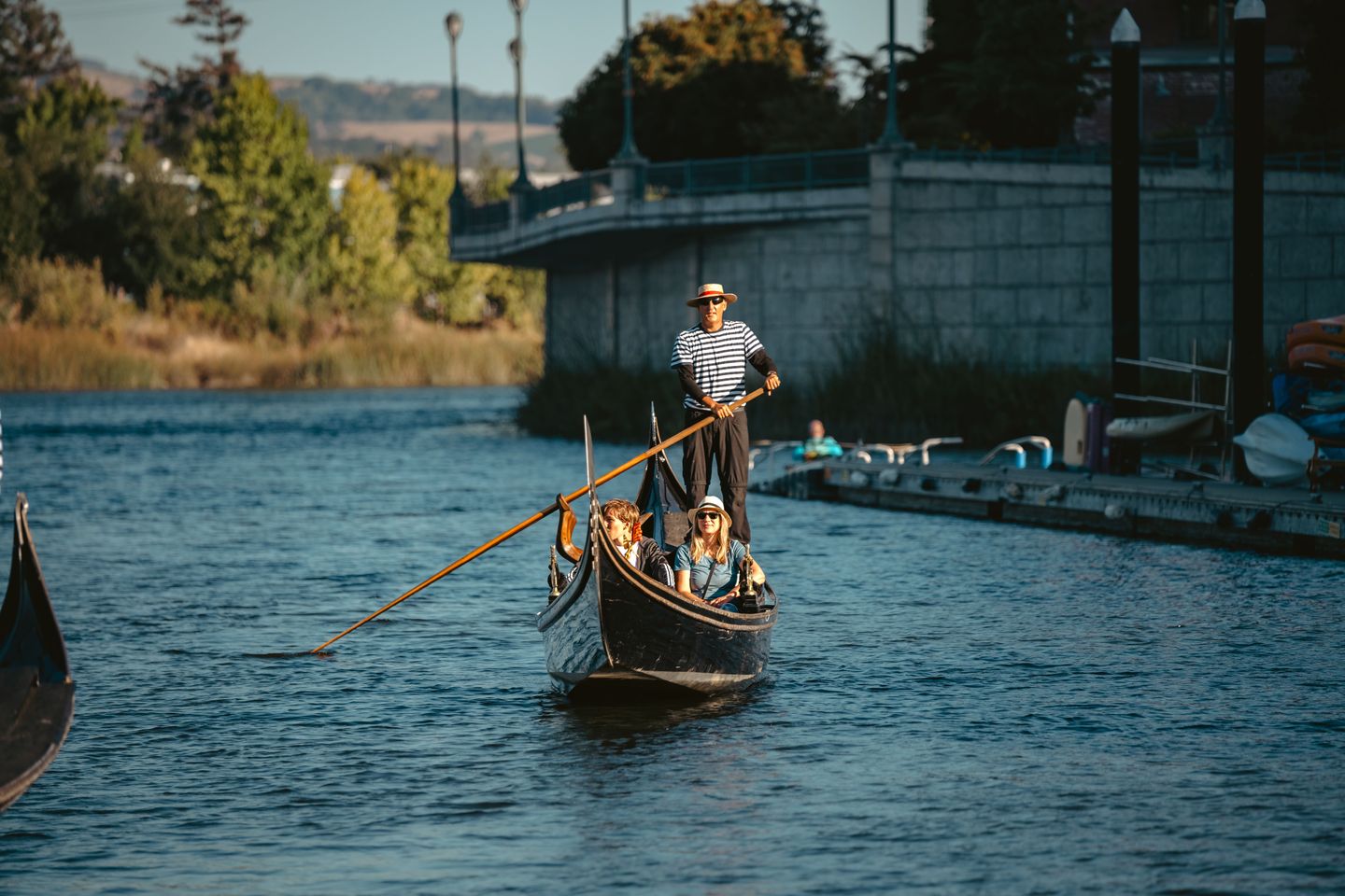 Gondola in water