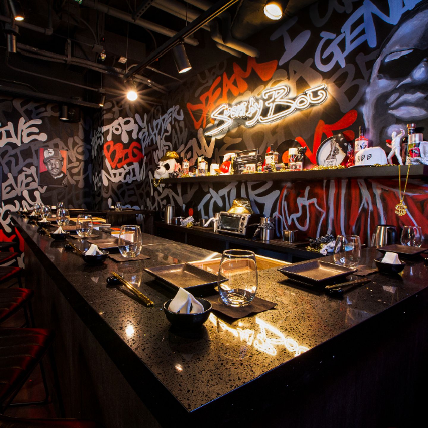 Sushi counter