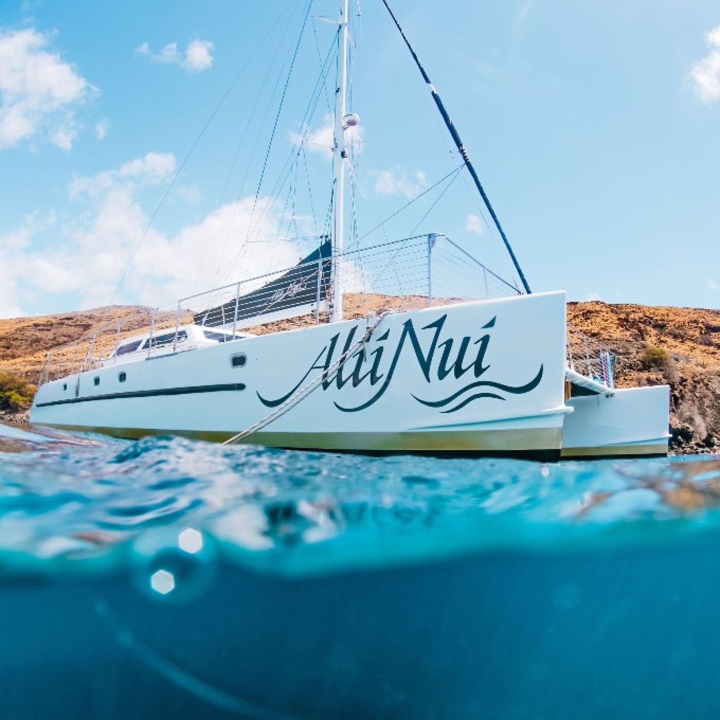 Boat at crater