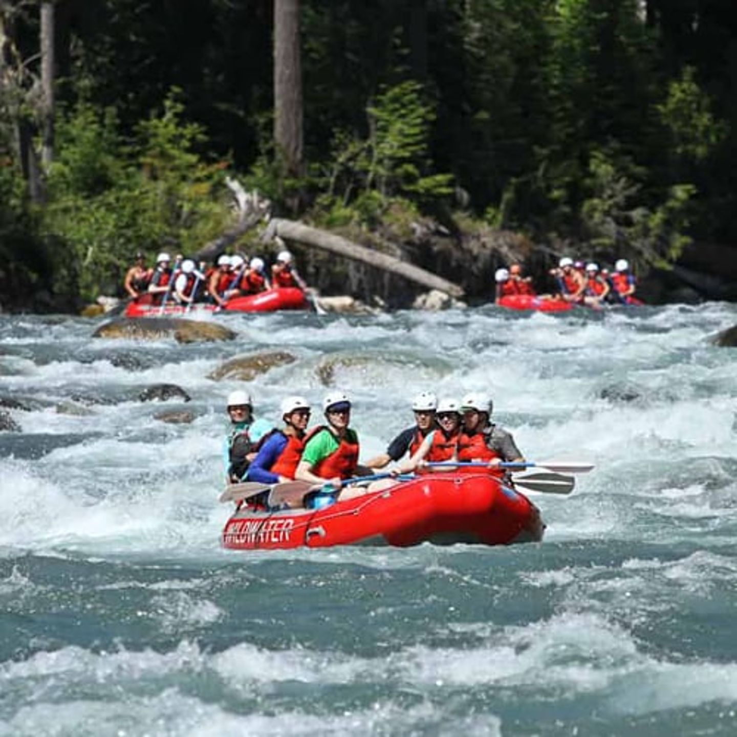 Whitewater Rafting the Sauk River near Seattle