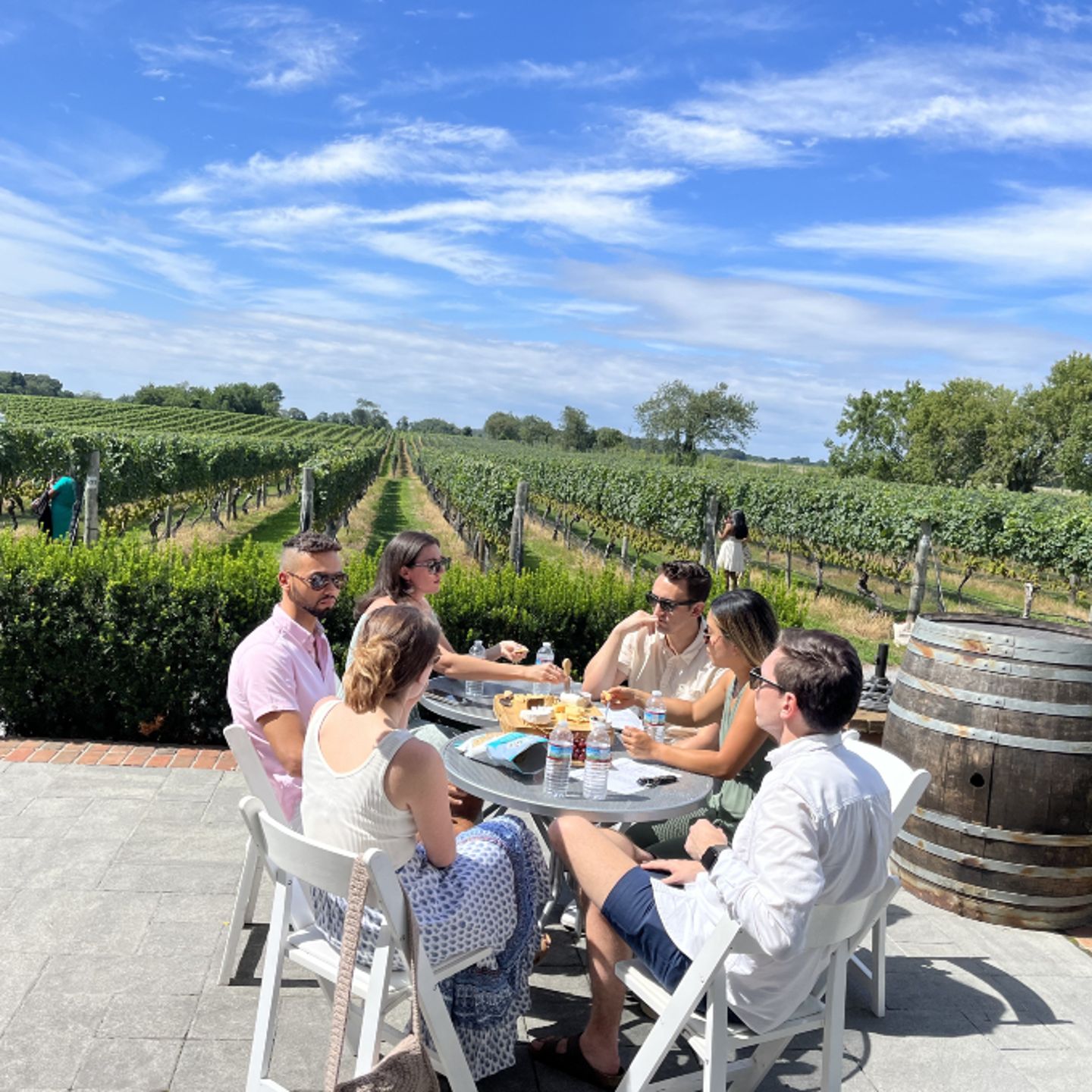 Group at table
