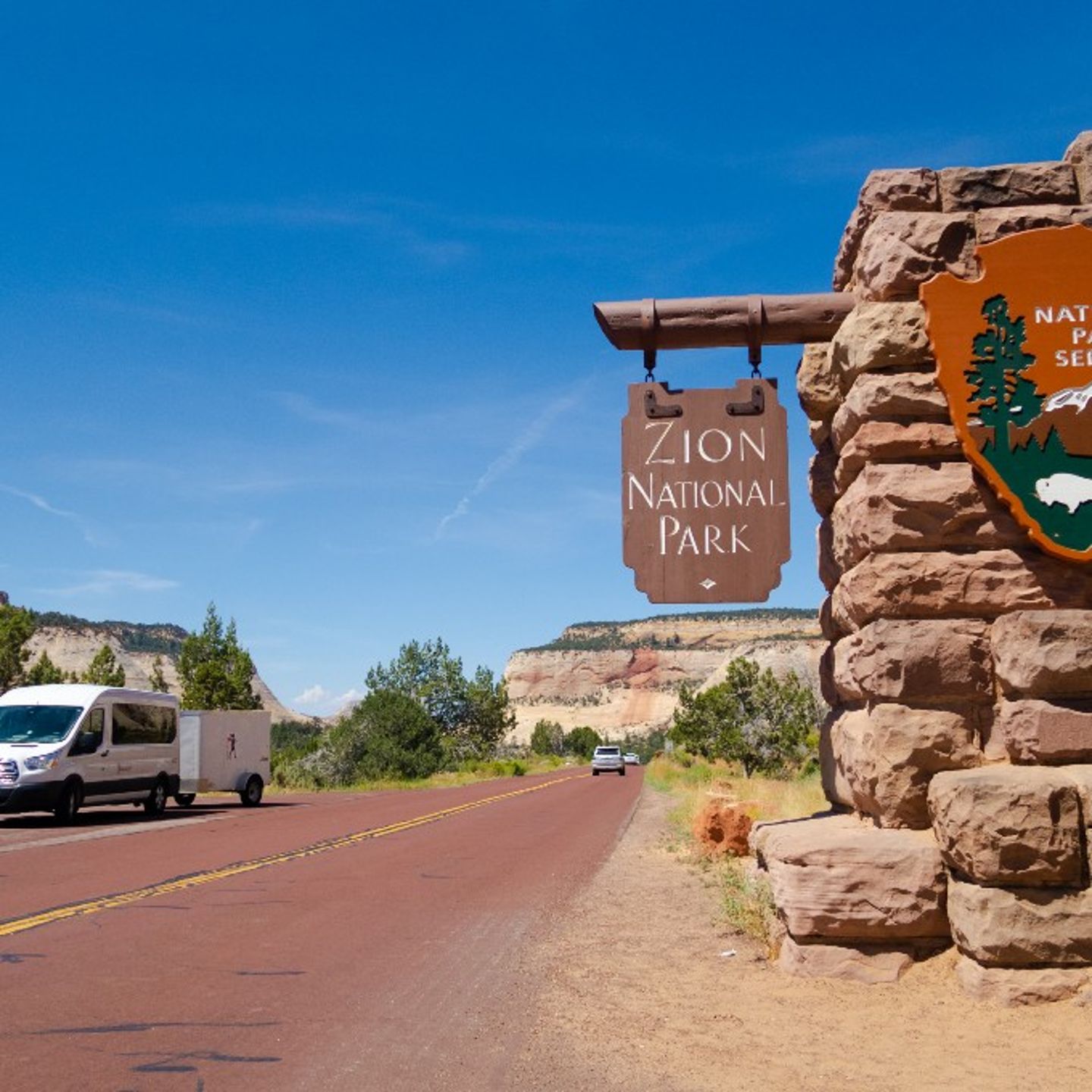 Zion National Park sign