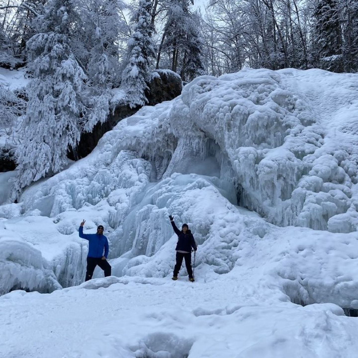Winter Hike in Alaska