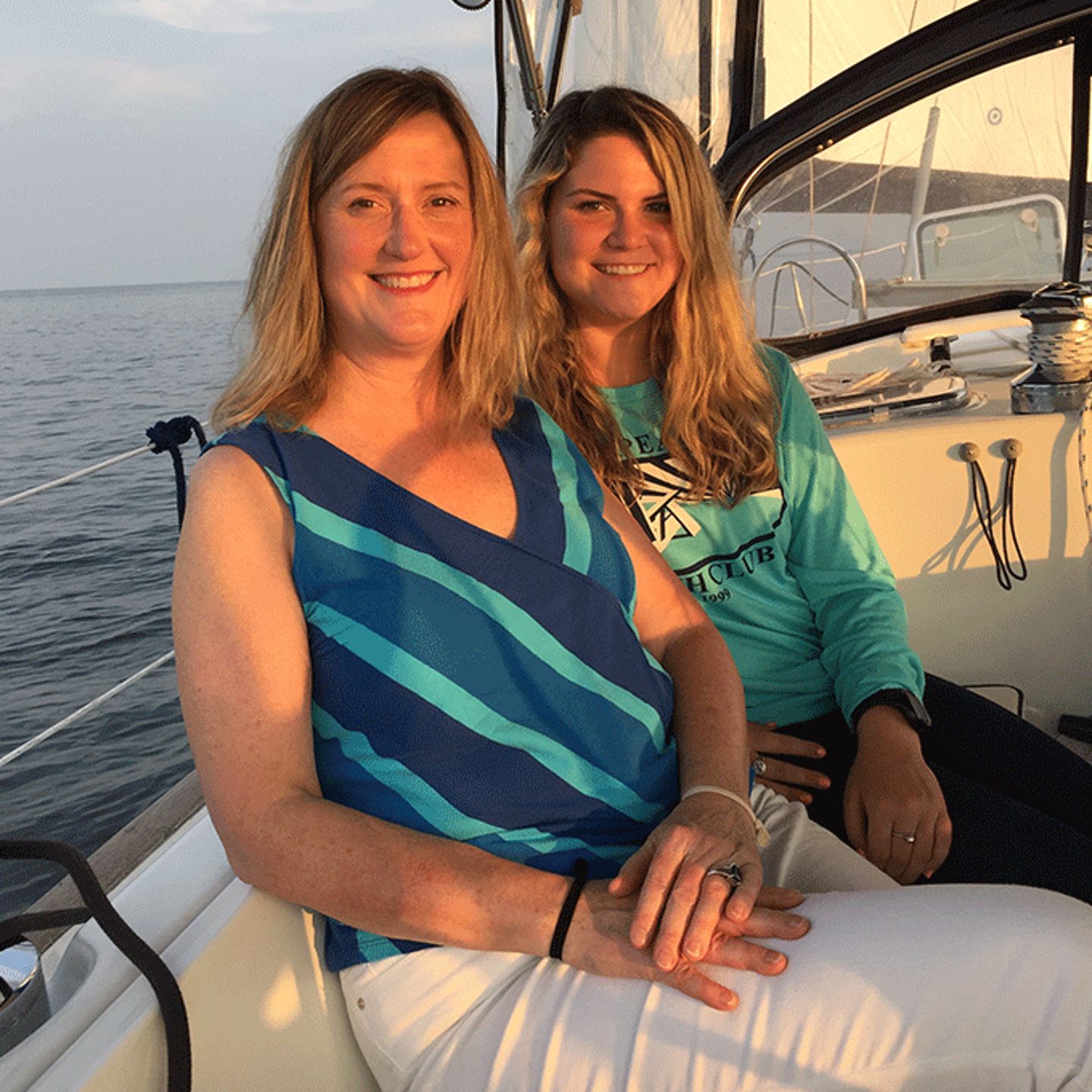 Women on Sunset Cruise