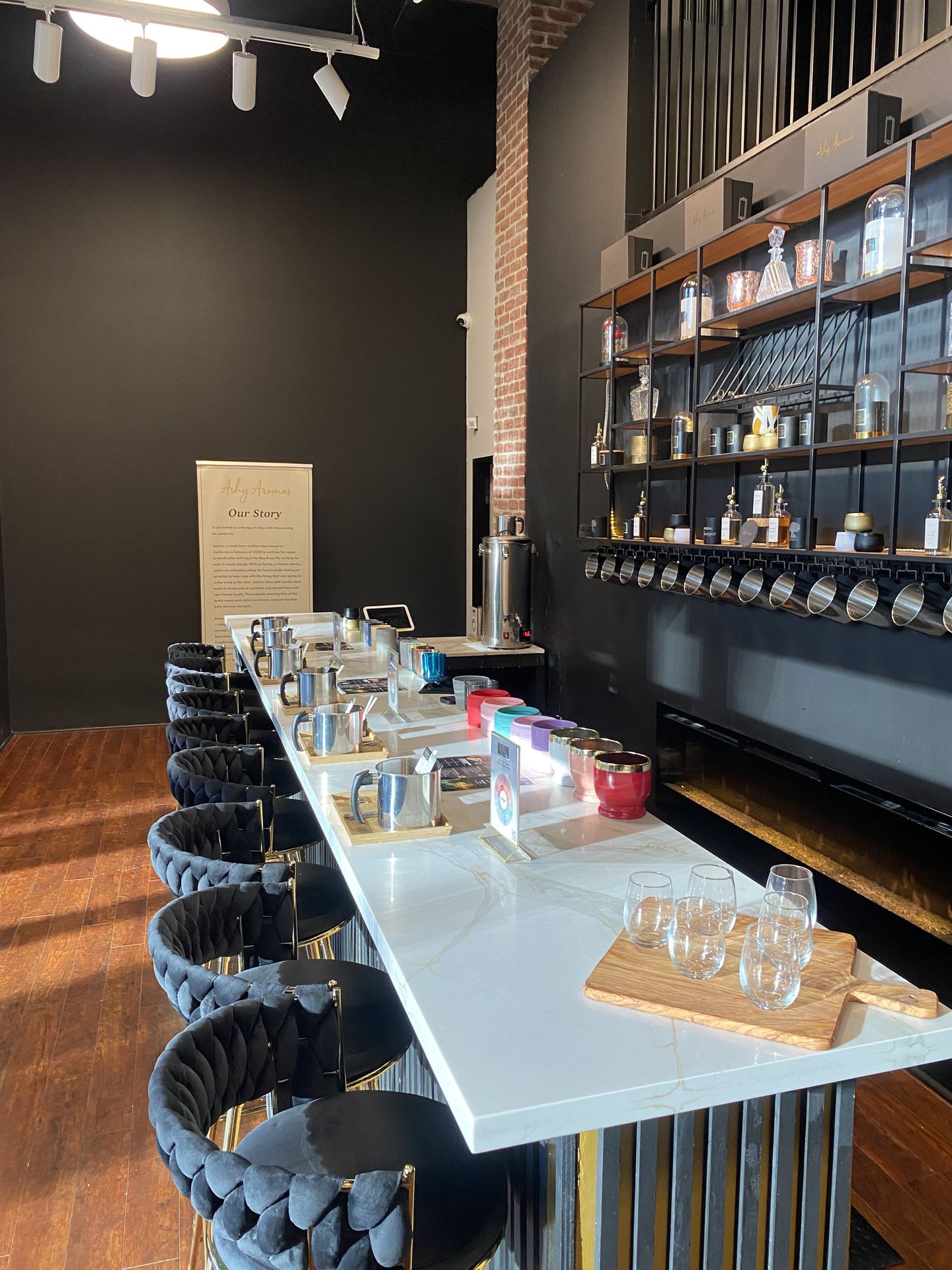 Candle making set-up