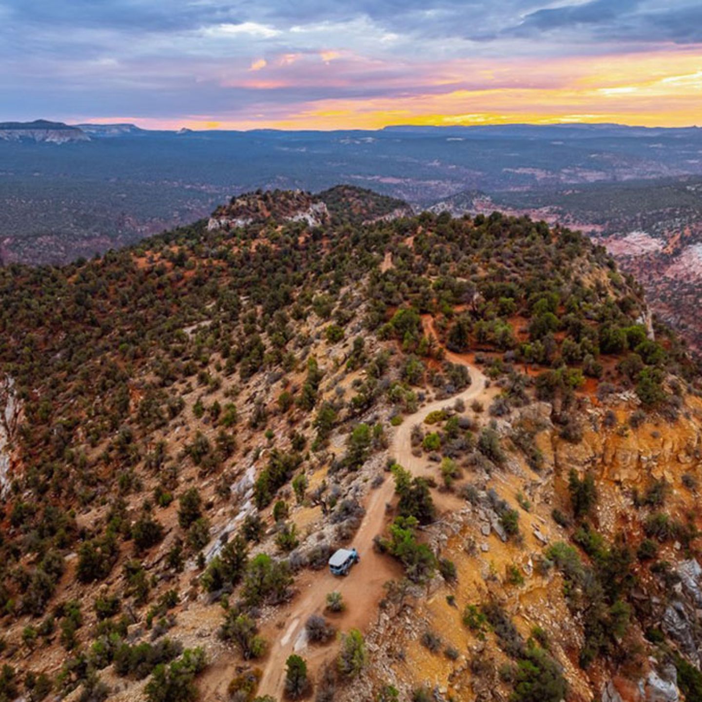 Jeep Trail at Sunset