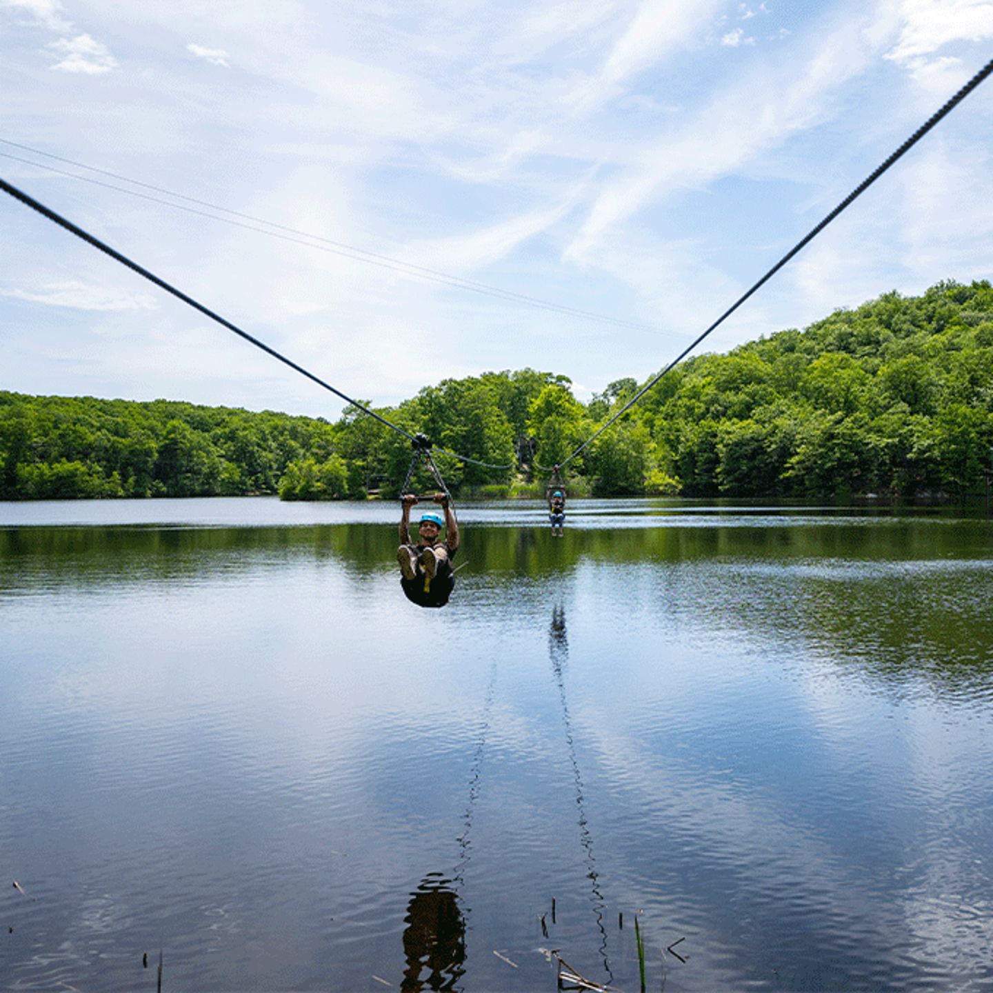 Zip over Lake